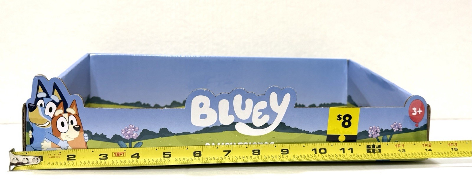 Blue Plush Cardboard Display Case- RARE & In GREAT Condition