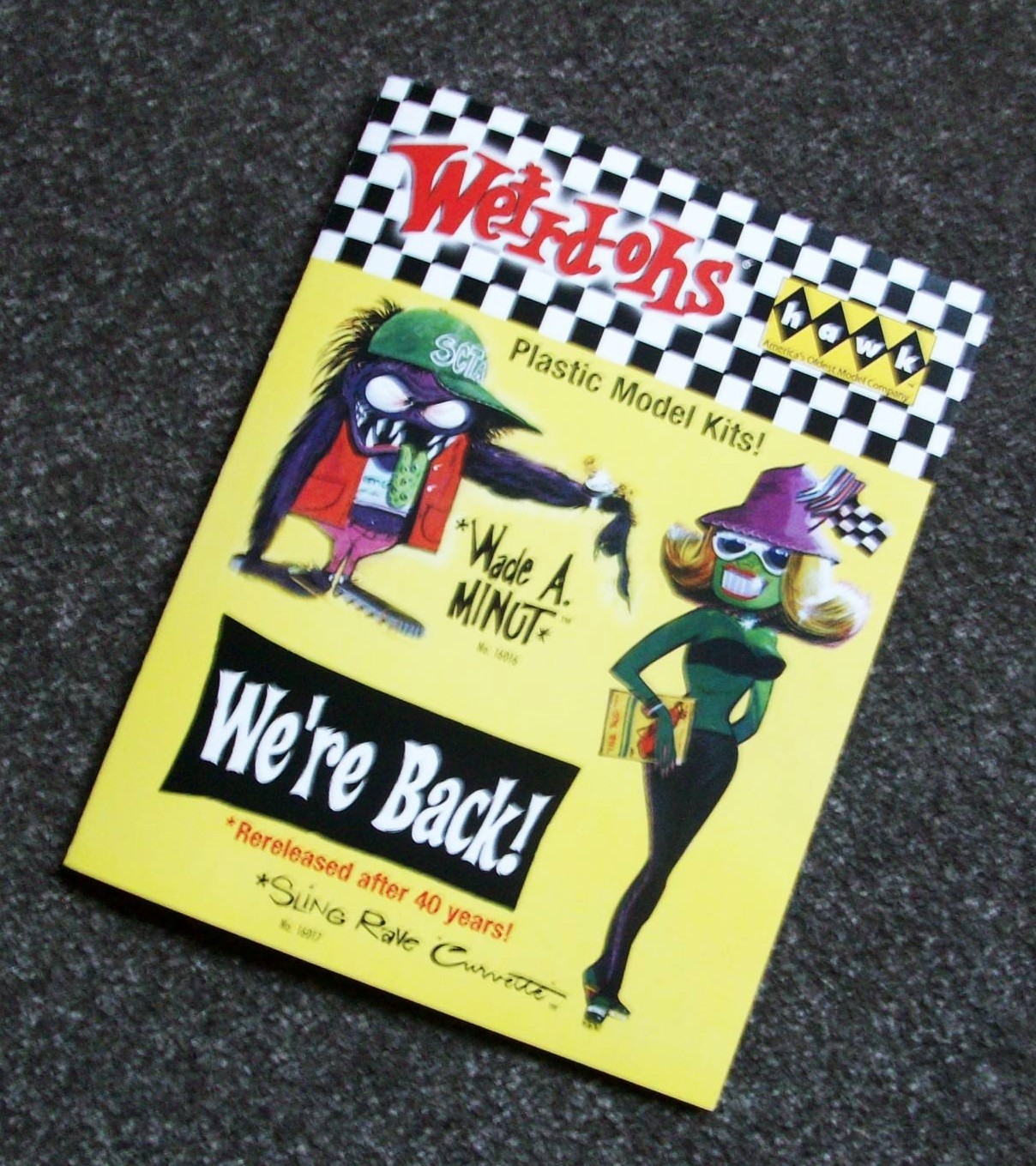 Hawk Weird-Ohs Model Kits Figures 2006 Store Display Flyer Poster Ad Monster Rod