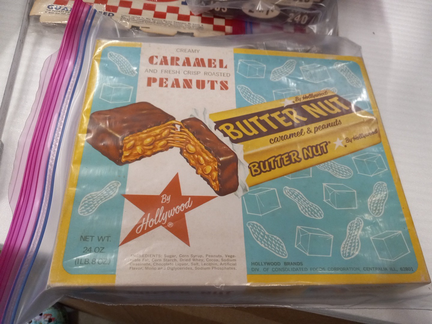 VINTAGE Butter Nut 1930’s CANDY BAR BOX STORE DISPLAY SHELF ADVERTISING (empty)