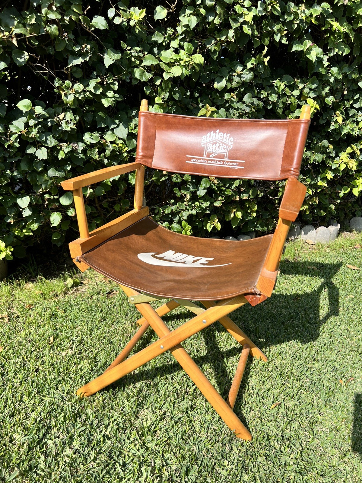 80s Nike Directors’s Chair W/ Leather- Retail Atheltic Attic Merchandise