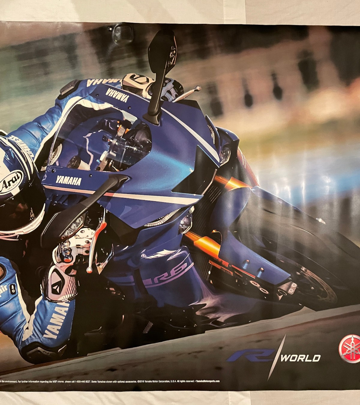 Yamaha Dealer Banner 2016 ( YZF-R6) Approx 95.5″ x 47″ (#8)