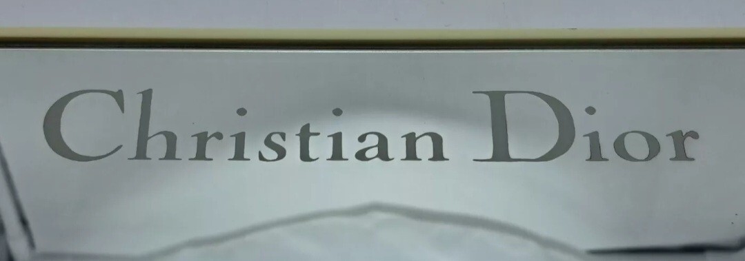 SHOP ADVERTISING DISPLAY MIRROR-CHRISTIAN DIOR-FASHION DESIGN-VINTAGE