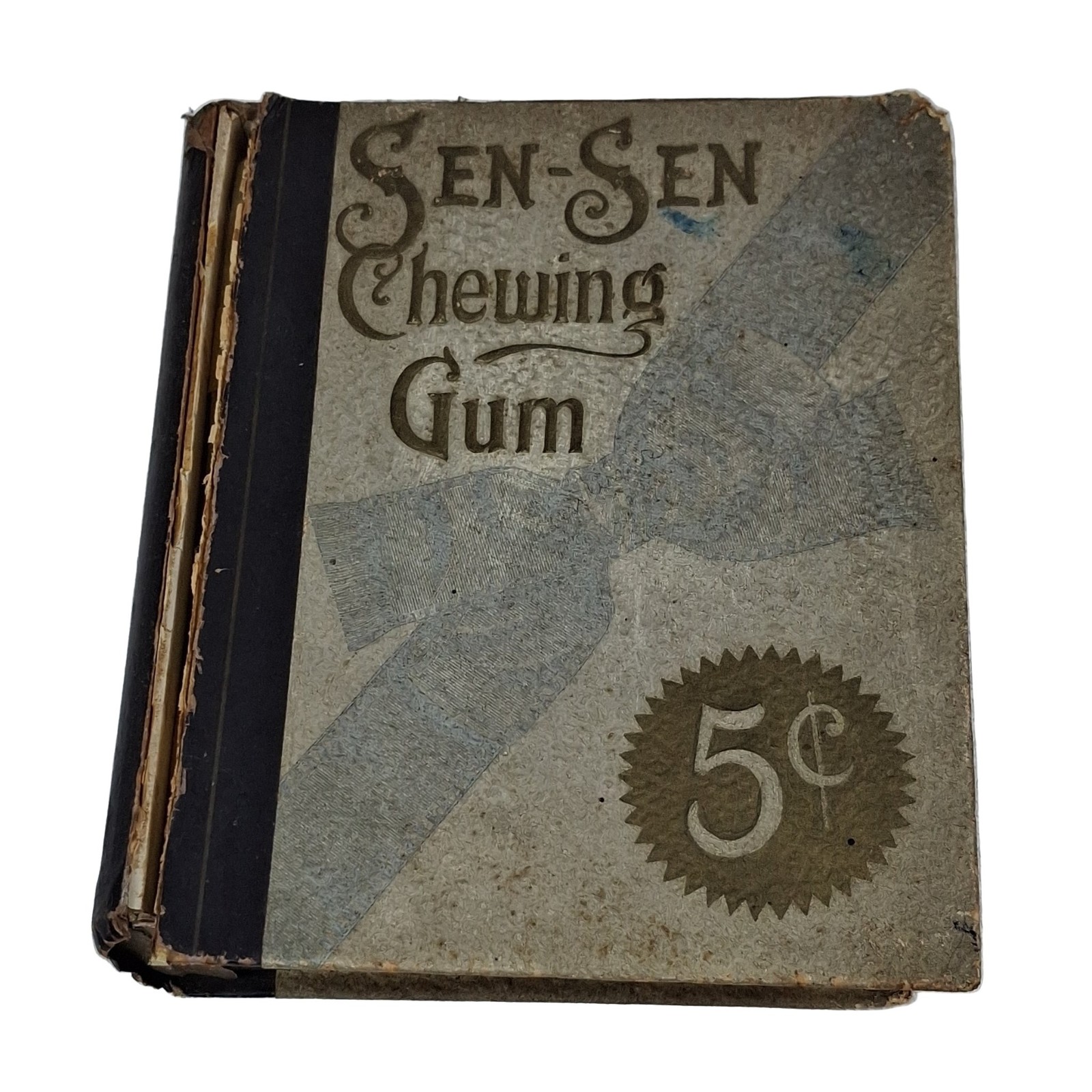 Sen-Sen Chewing Gum Library Edition Vintage Store Display Box Cardboard