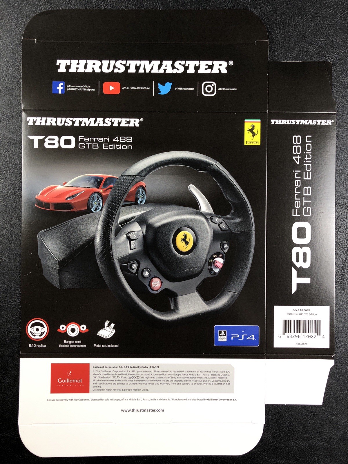 Thrustmaster PlayStation Xbox Wheel & Sticks – Store Use Display Boxes Only