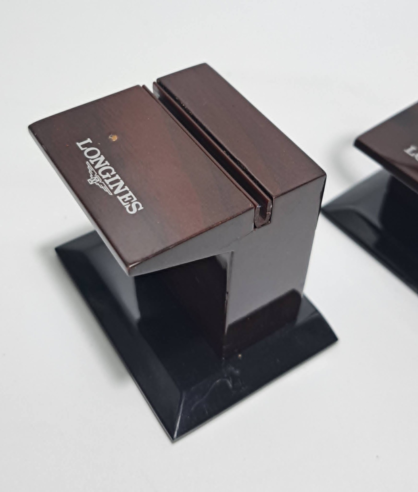 2x Official LONGINES Watch Dealer Watch Display Stand Holder Tray 2 Slots