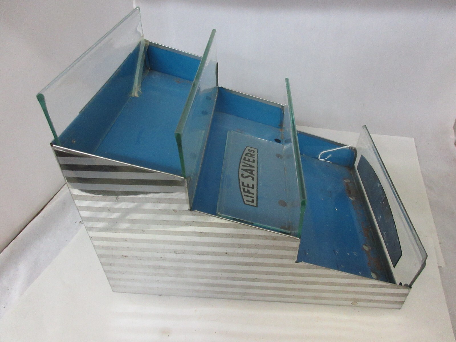 VINTAGE STORE ADVERTISING LIFESAVERS COUNTER BIN DISPLAY 115-L