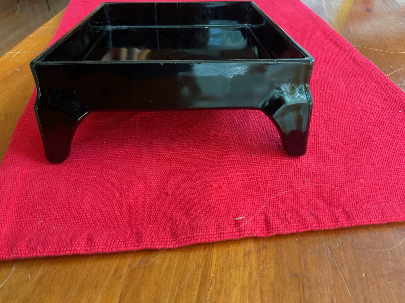 VTG CLARKS TEABERRY GUM Black Glass Advertising Store Countertop Display