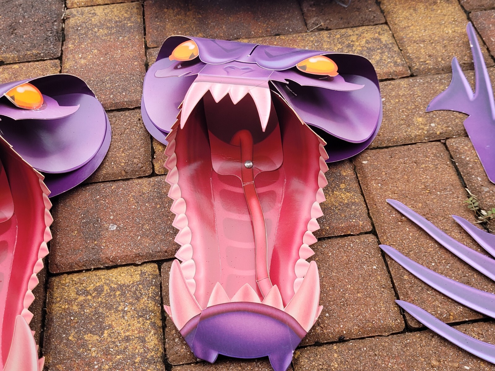 Vintage Disney Hercules Hydra Monster Cardboard McDonald’s Display Amazing Rare!