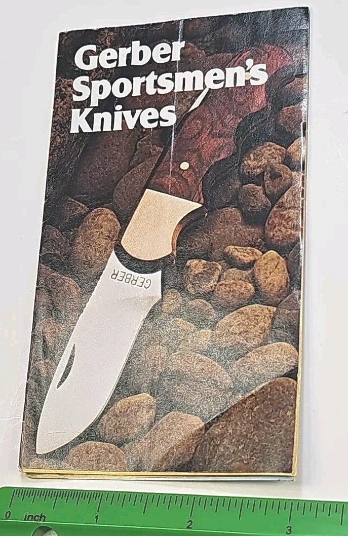Vintage 1970’s Gerber Sportsmen’s Knives Knife Store Salesman’s Pamphlet