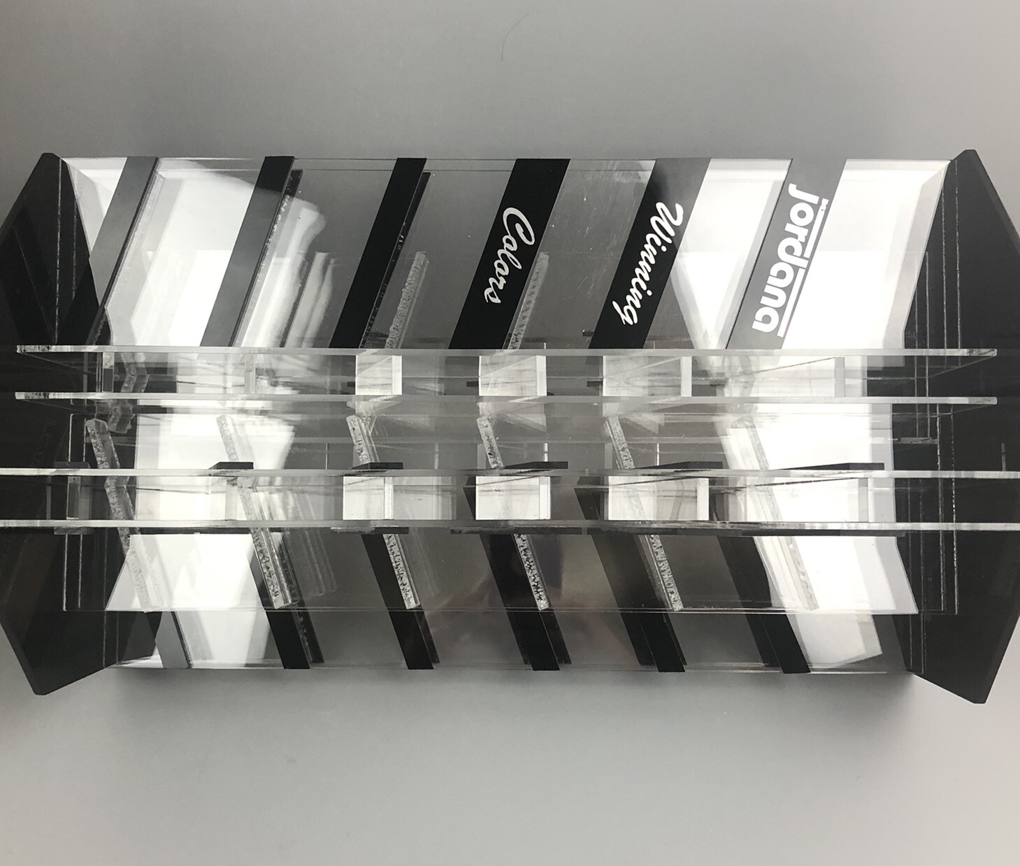 Jordana Cosmetics Acrylic Revolving Store Display Case Organizer