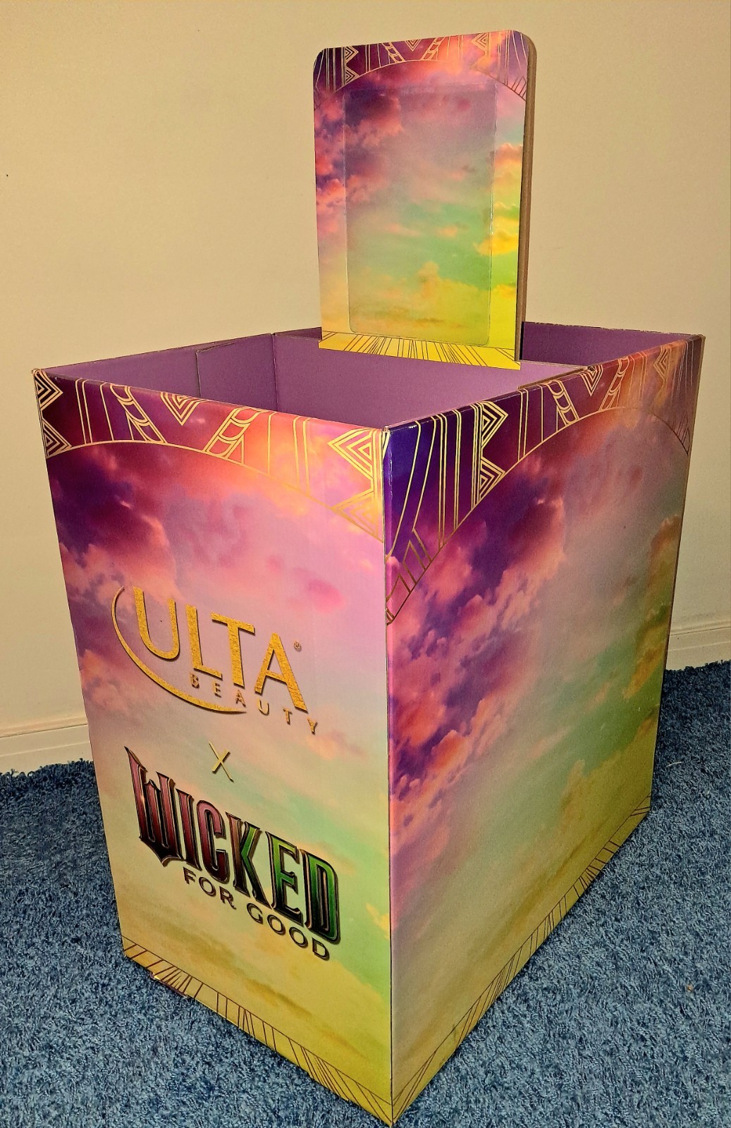 Wicked For Good Ariana Grande Movie PROMO STORE DISPLAY 4 FT Ulta Beauty RARE