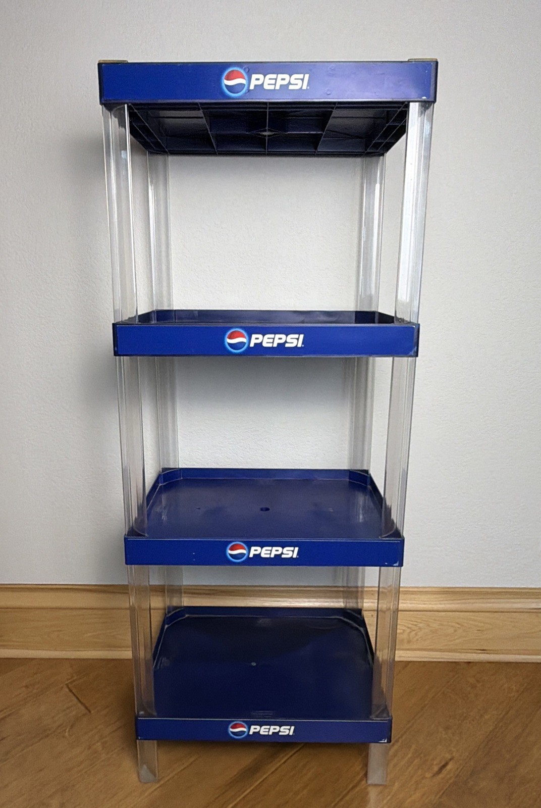 Vintage Pepsi Showoff 3×4 Store Display Rack Paul Flum 4 Tier Counter Display