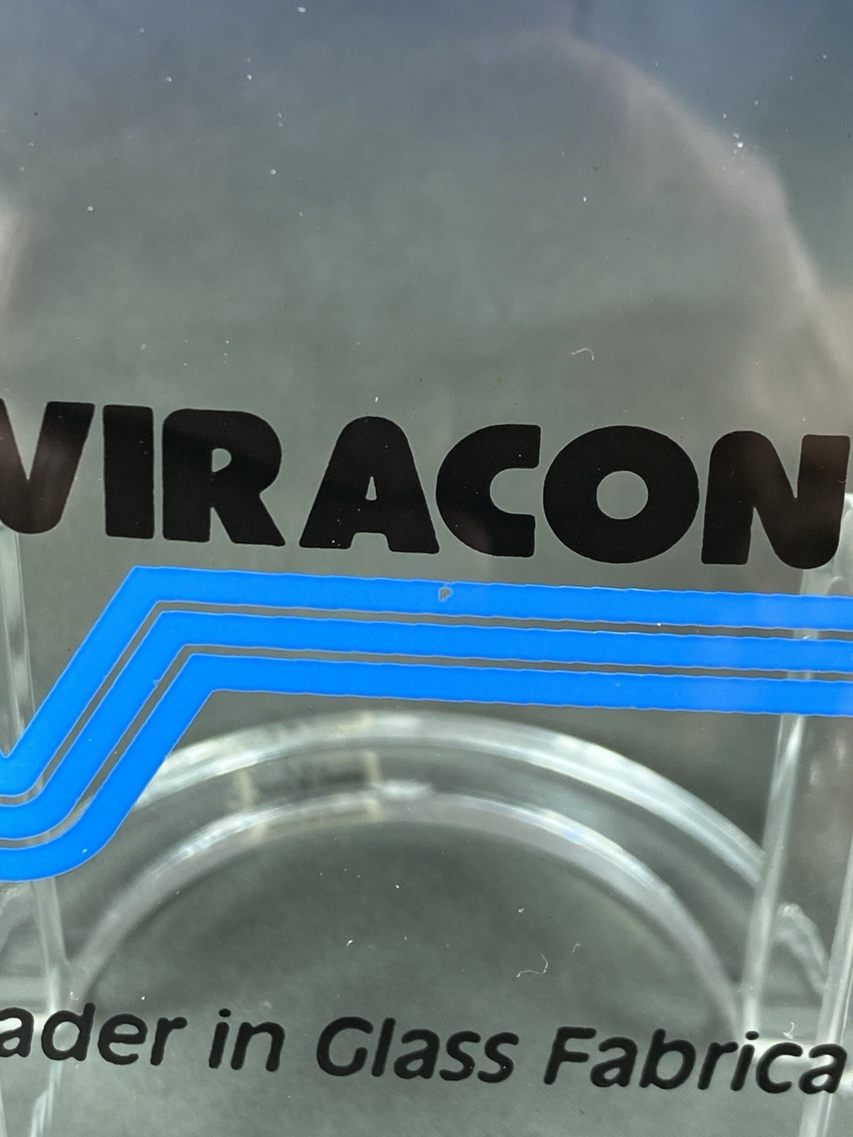 Viracon Windshield Car Truck Window Glass Dealer Store Counter Display Sign 12×5