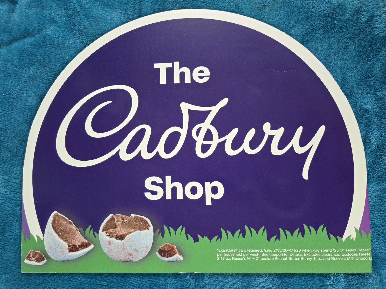 Reese’s Peanut Butter Cups Store Display Shop Signs The Cadbury Shop cardboard