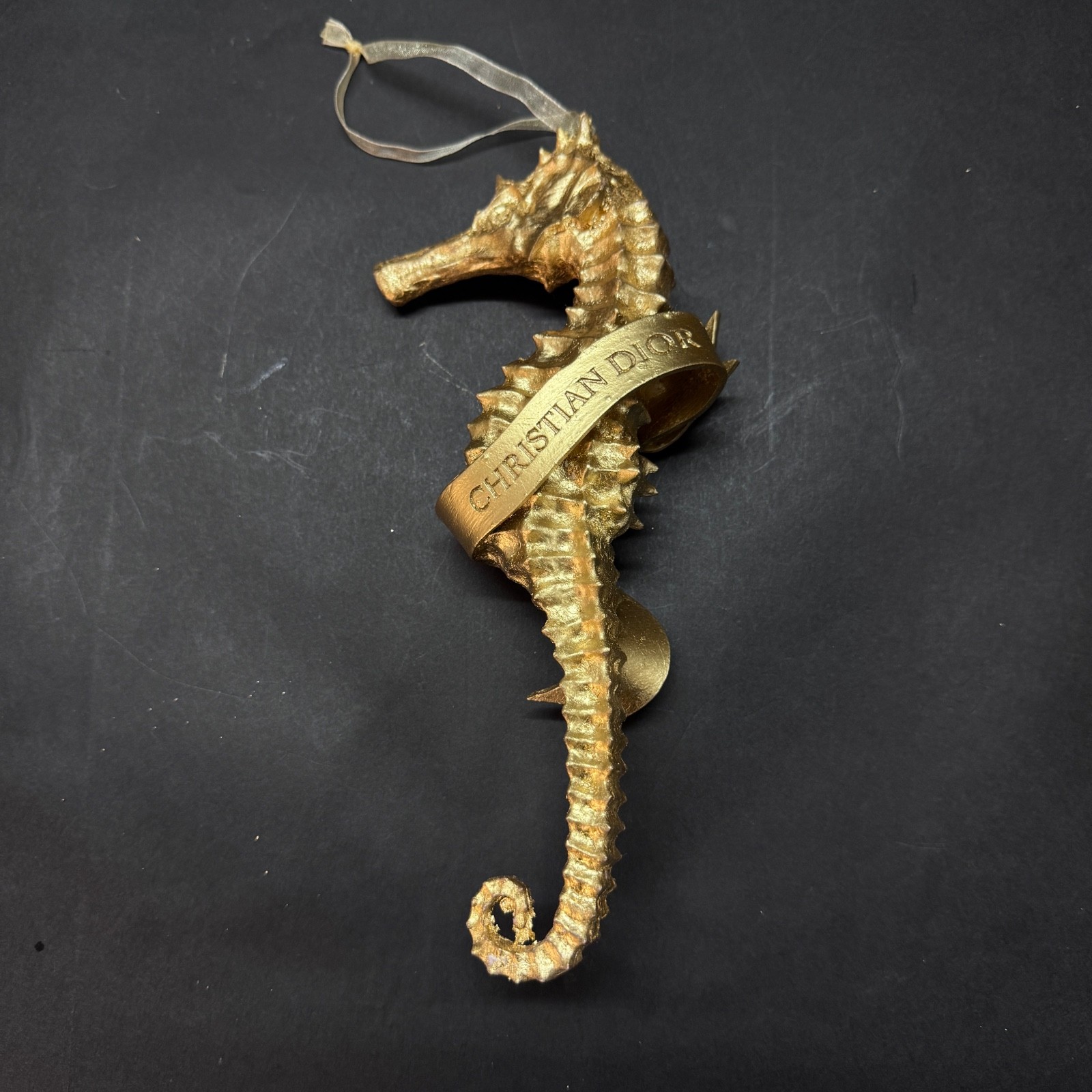 Rare Dior Baroque Style Hanging Seahorse Window Display / Art Decoration x 1 pc.