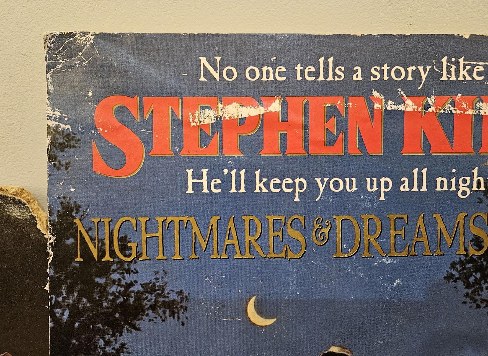Stephen King Store Display Easel Lot of 4: Nightmares, The Stand; Needful; Rare