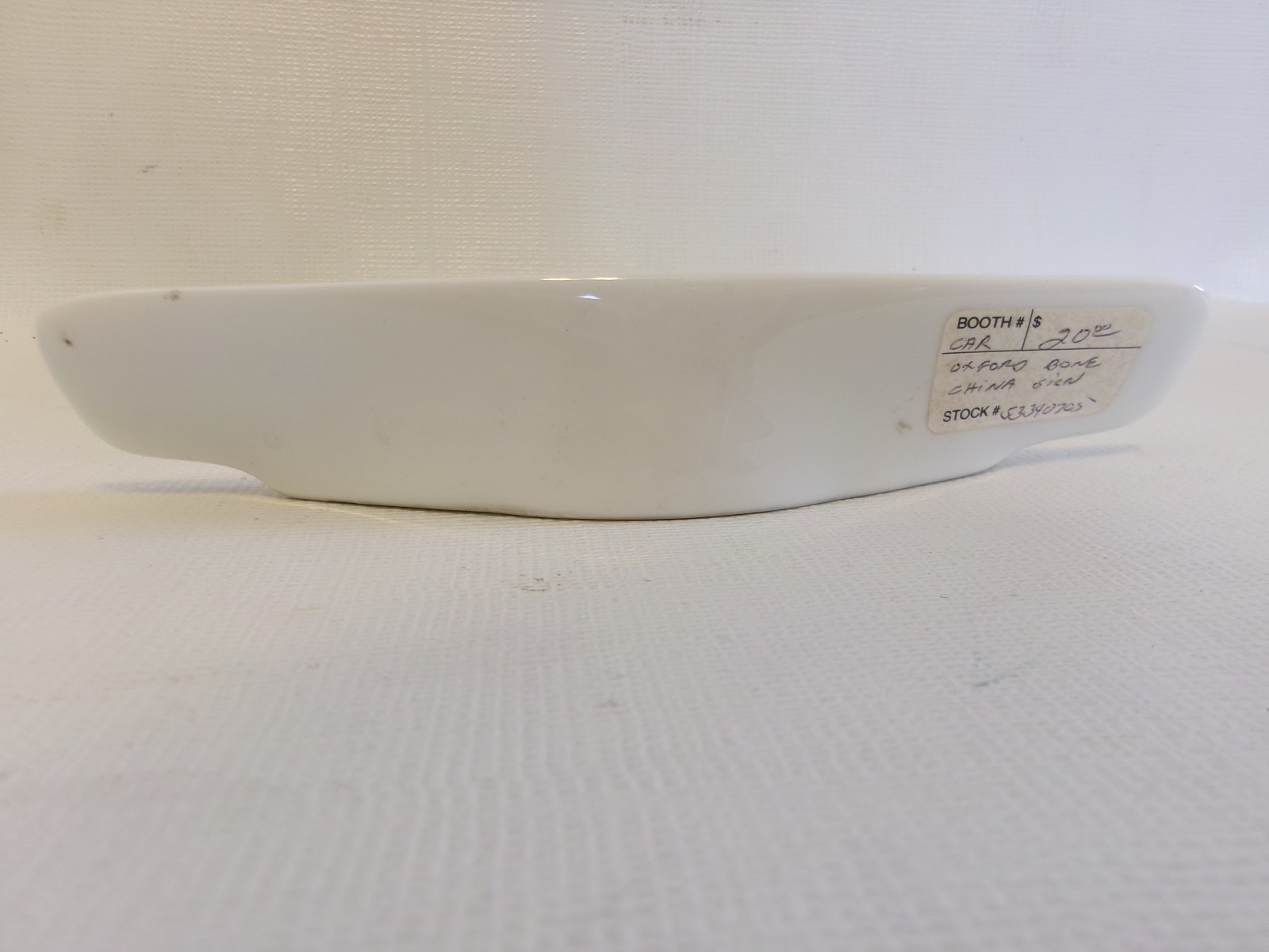 Vintage Oxford Bone China Porcelain Store / Collectors Display Sign