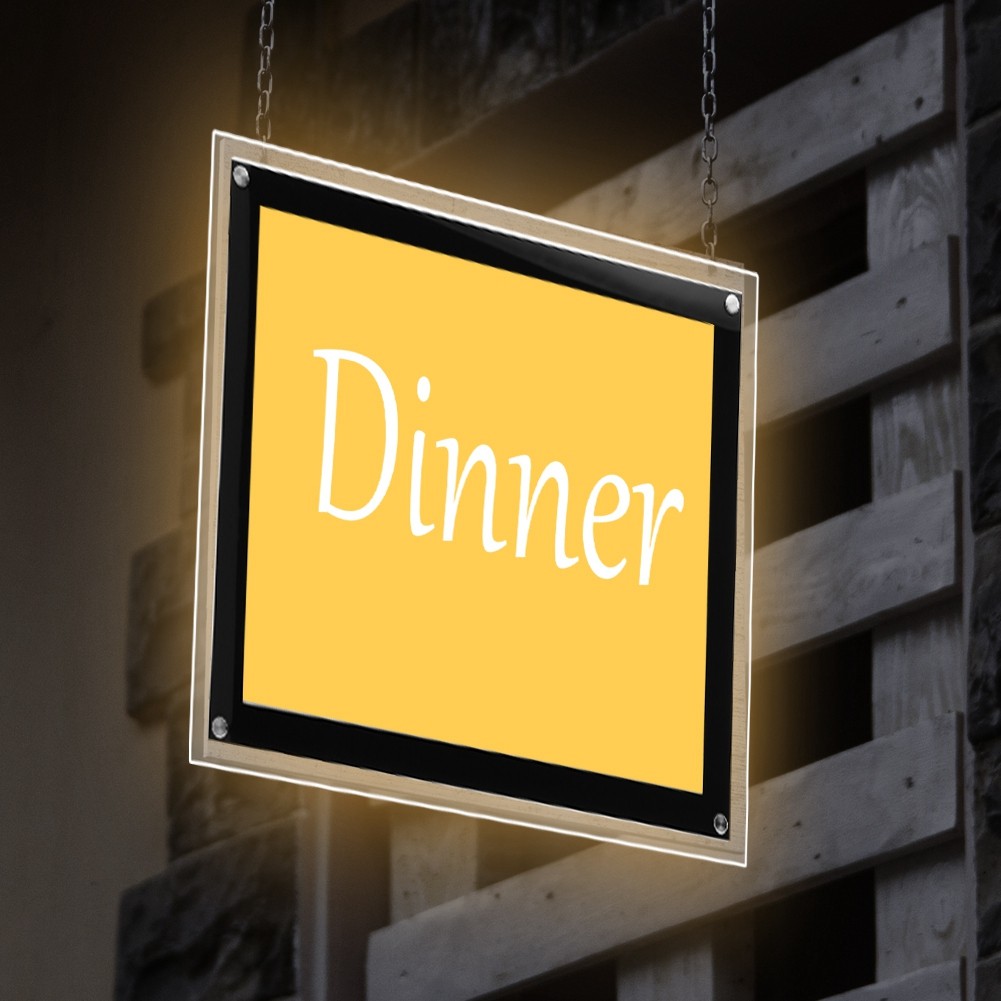 Light Box Acrylic Light Panel For Decor Graphics