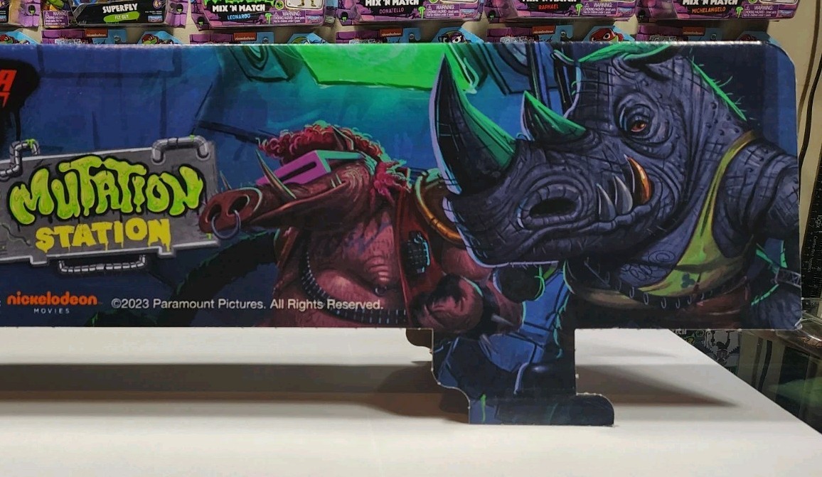 Tmnt Mutant Mayhem – Mutant Station – 2023 – Store Display – 46x 8x