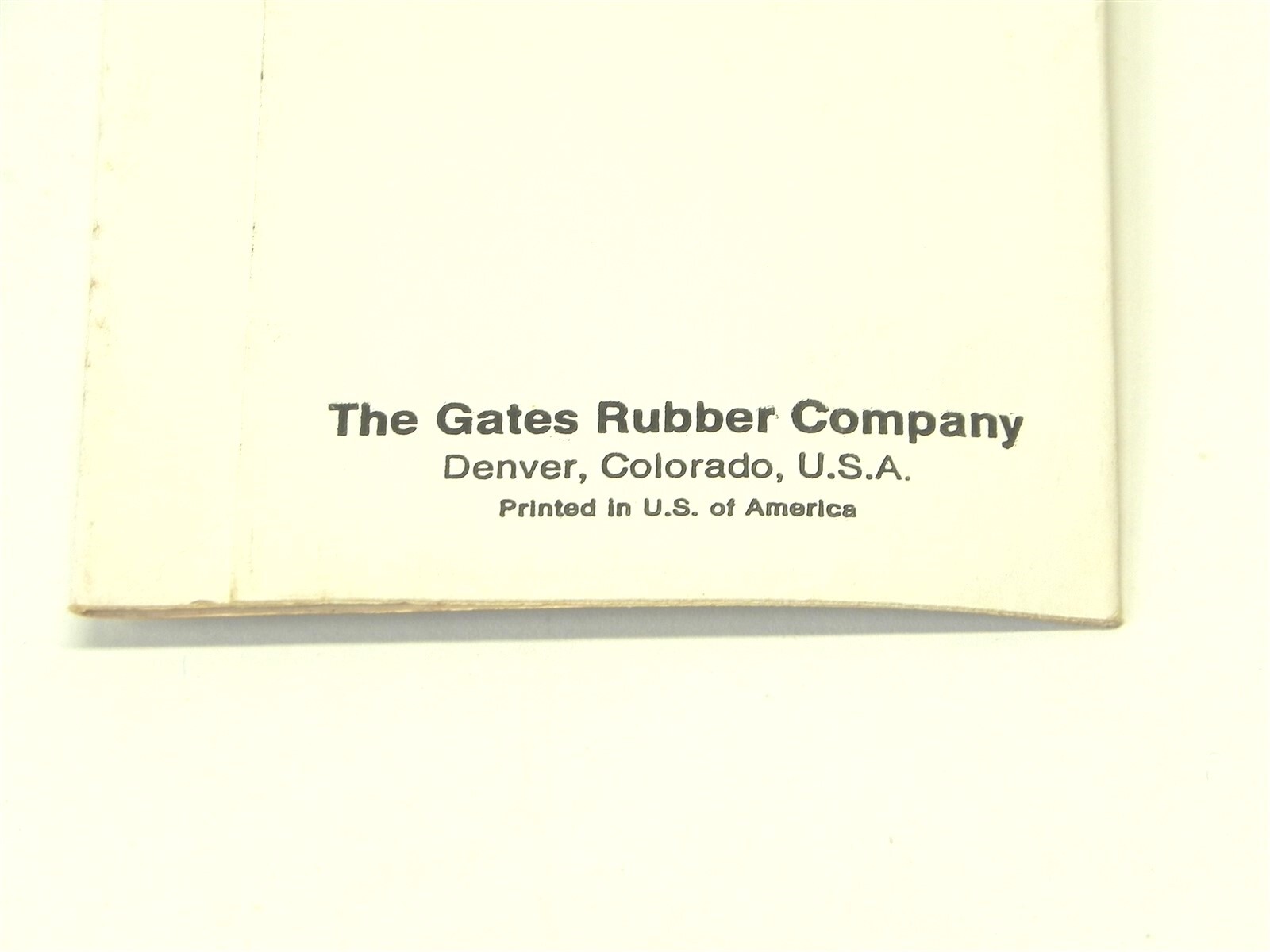 VINTAGE 1960’S-1970’S GATES V-BELT SLEEVE COVER 6″x3.25″ NEW UNUSED