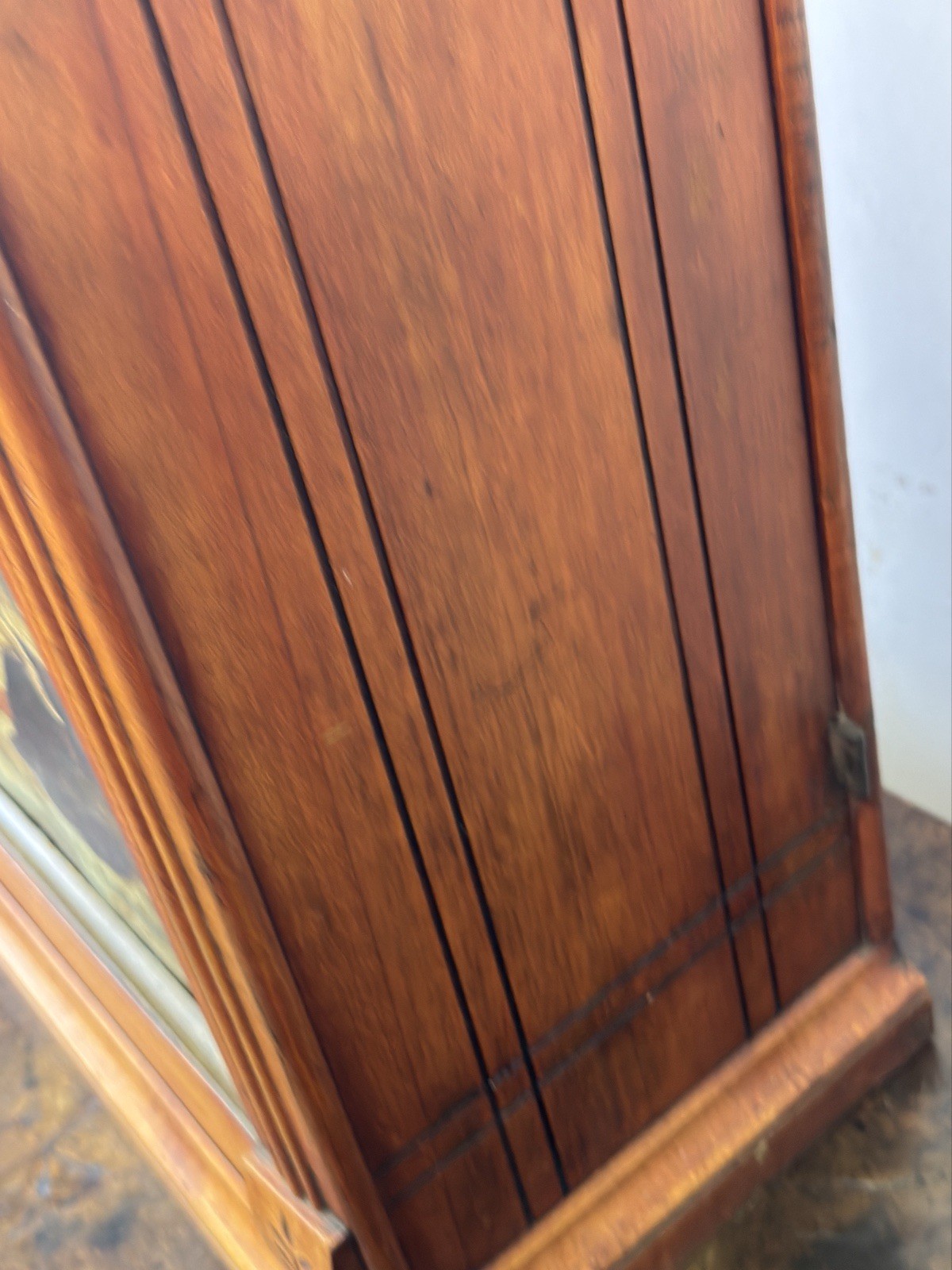 Diamond Dyes Display Cabinet – Antique Tin Litho country Store rare jester
