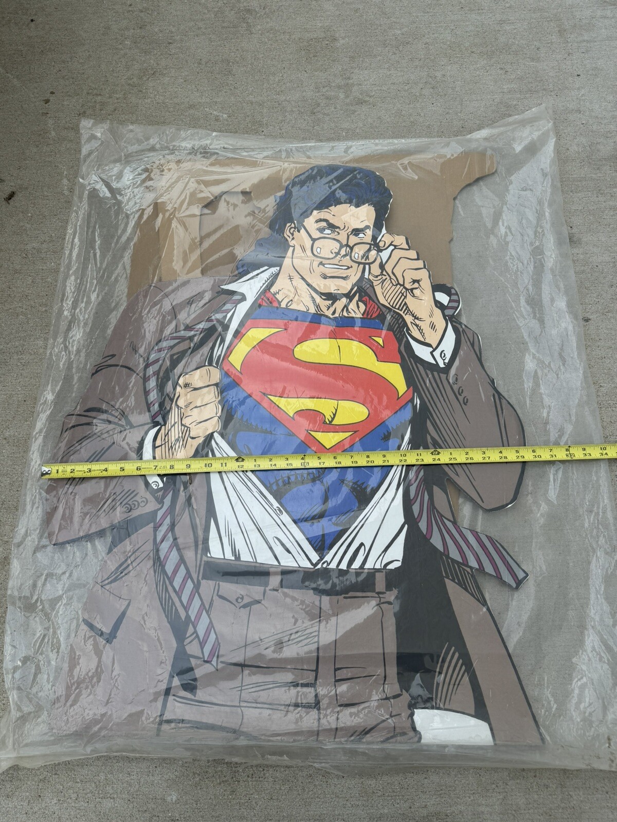 VINTAGE 1995 Superman Cardboard Store Display