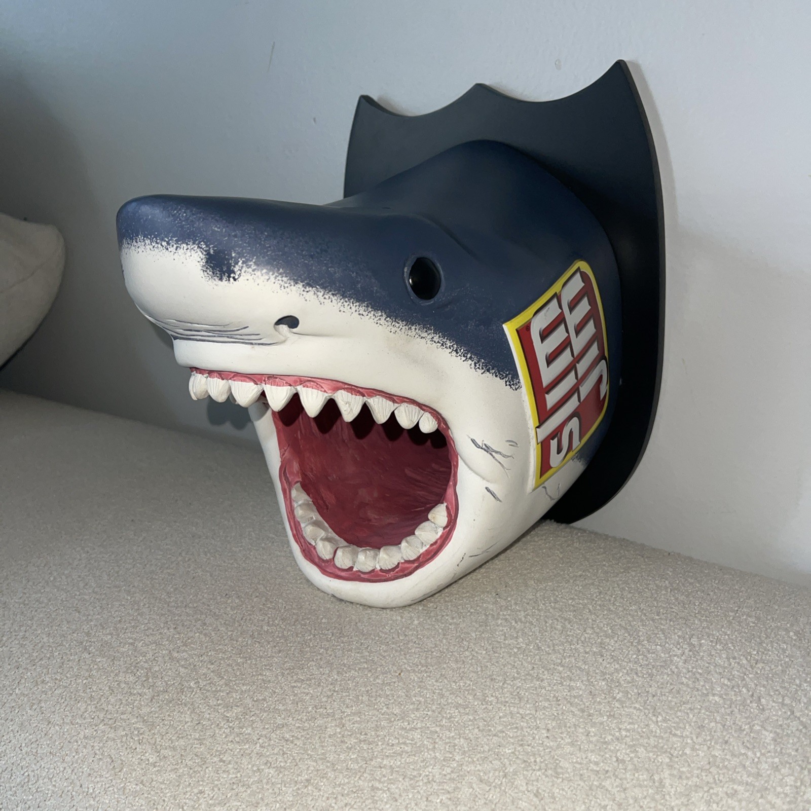Slim Jim Shark Wall Display Piece Great White Bite