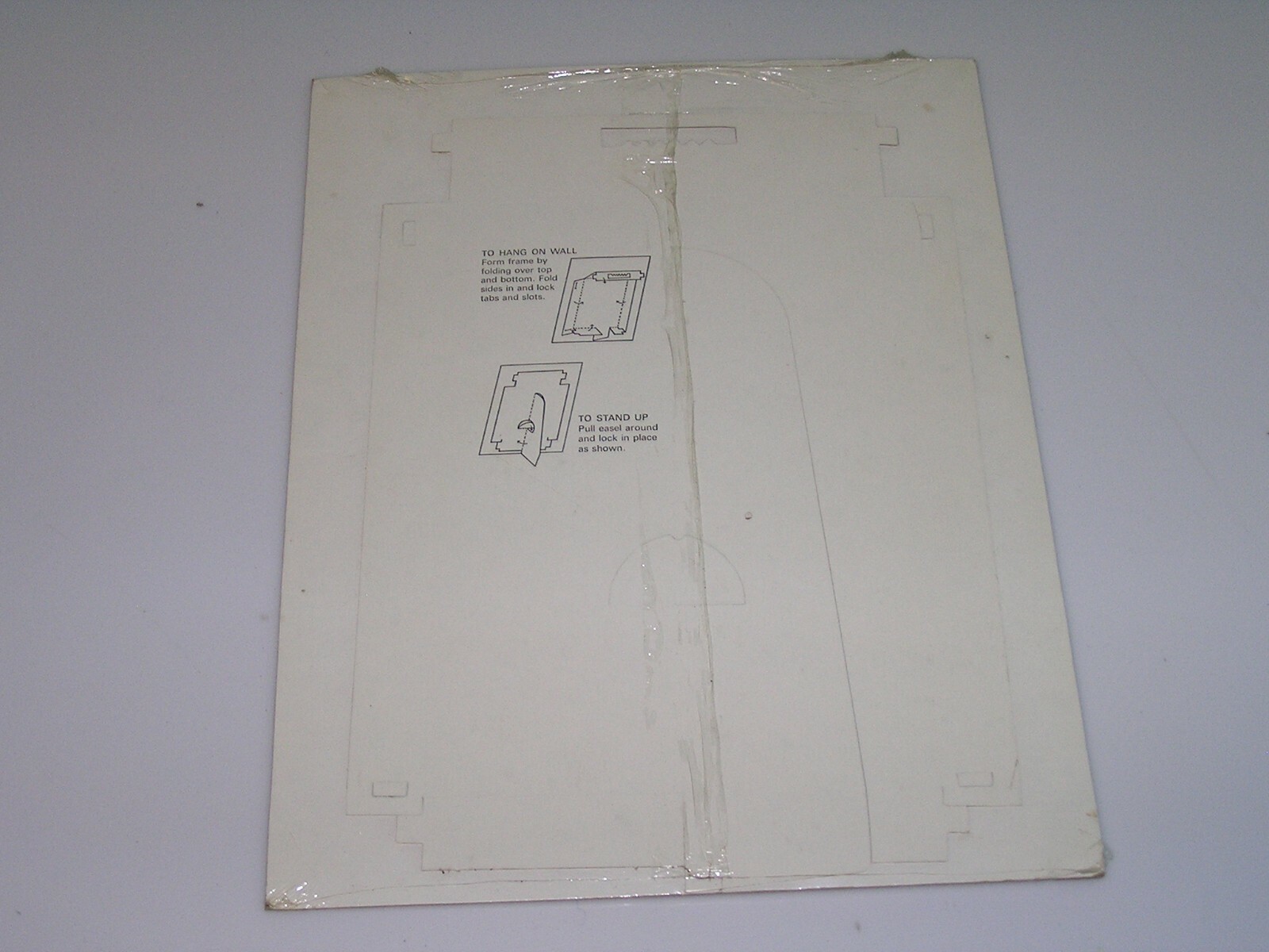 Sealed NOS Gordon’s London Dry Gin Cardboard Easel Back Advertising Sign Display