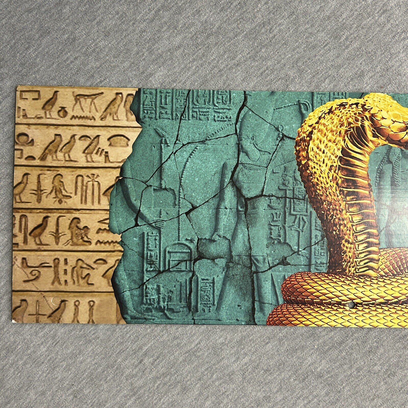 2024 Spirit Halloween Display End Cap 24″ x 8″ – Pharos Egypt Golden Snake