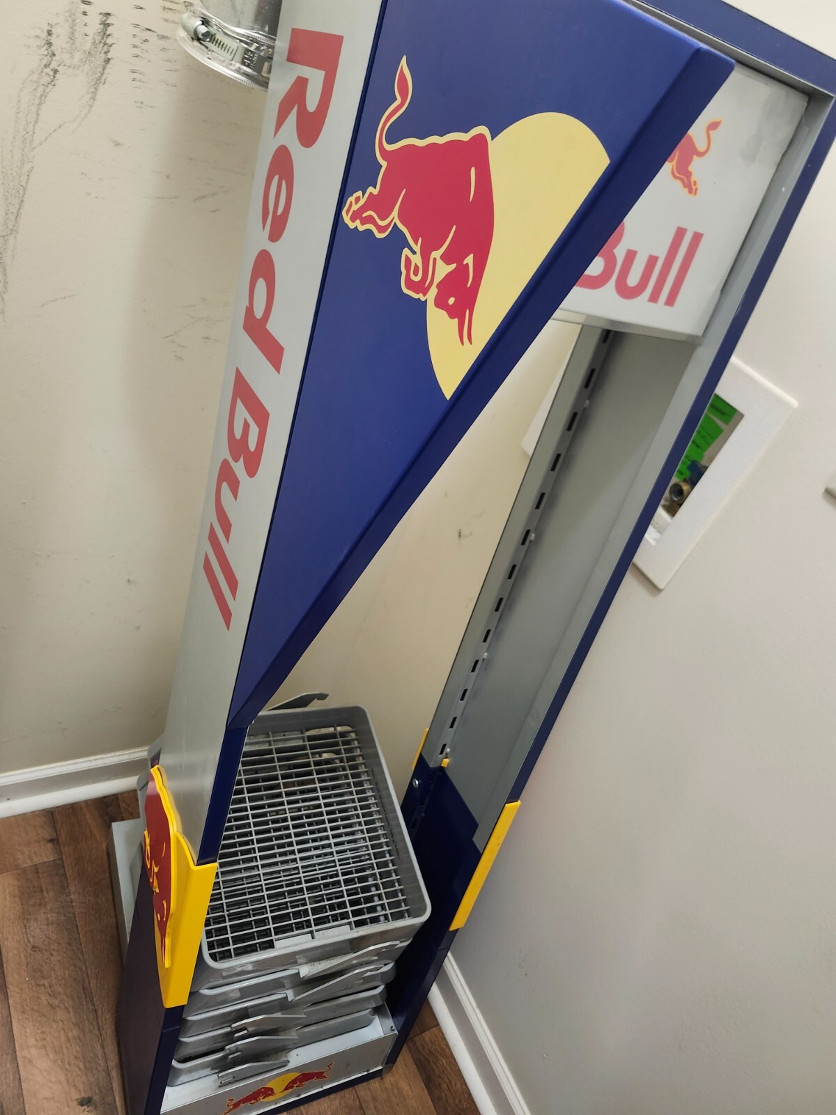 Red Bull Roll Around shelf with 5 shelves