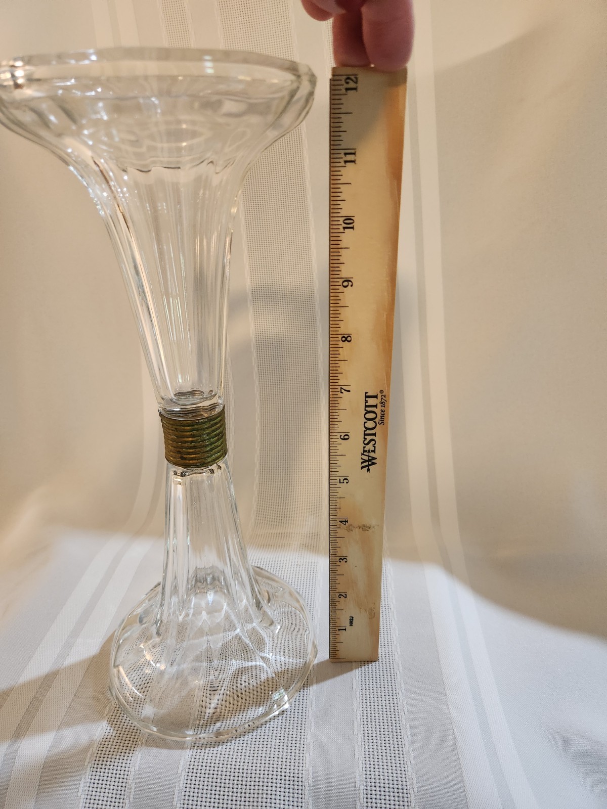 Antique Glass Soda Fountain Store Display Shelf Risers Set
