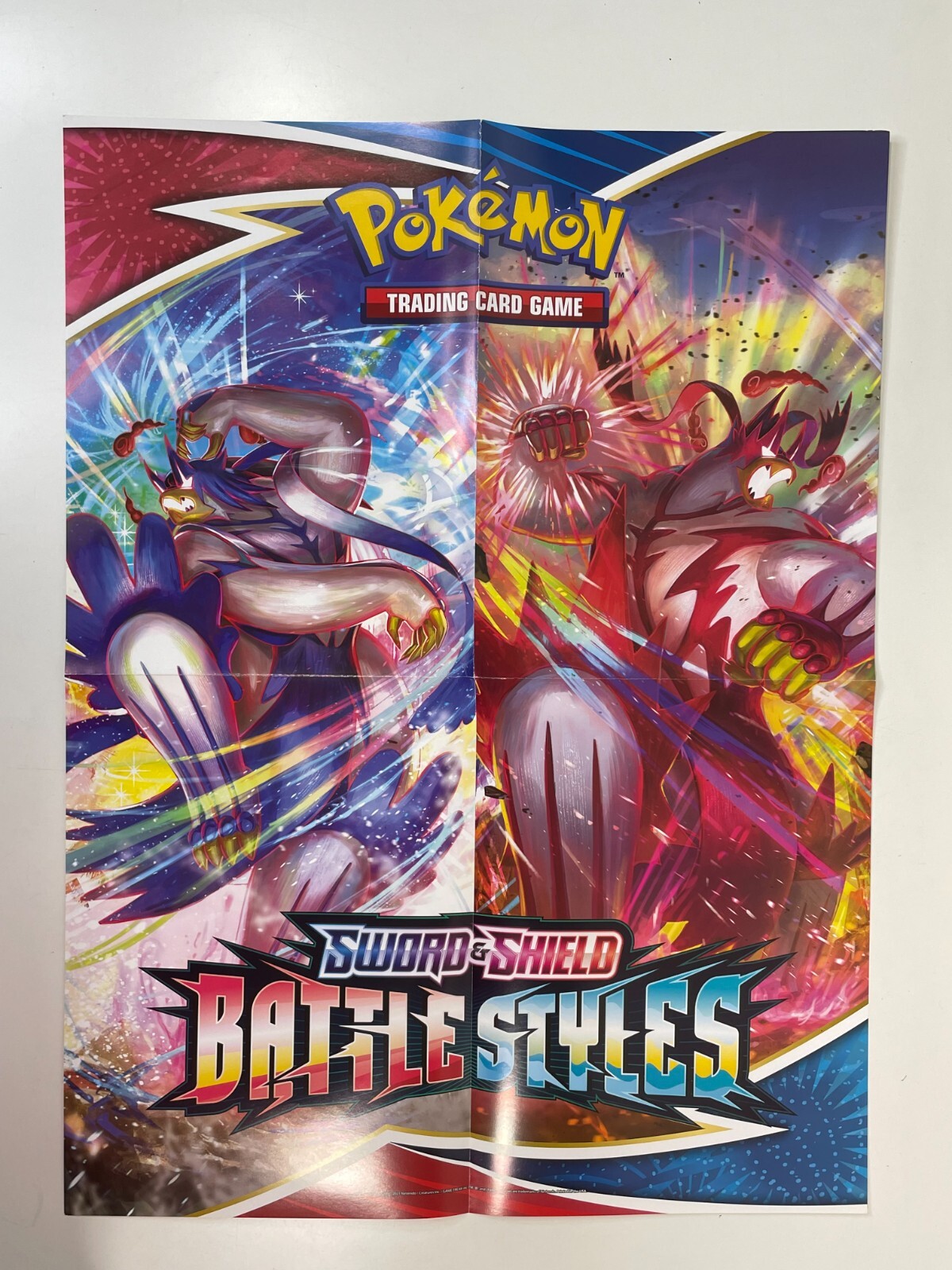Pokemon Sword and Shield Battle Styles Poster 18″ x 24″