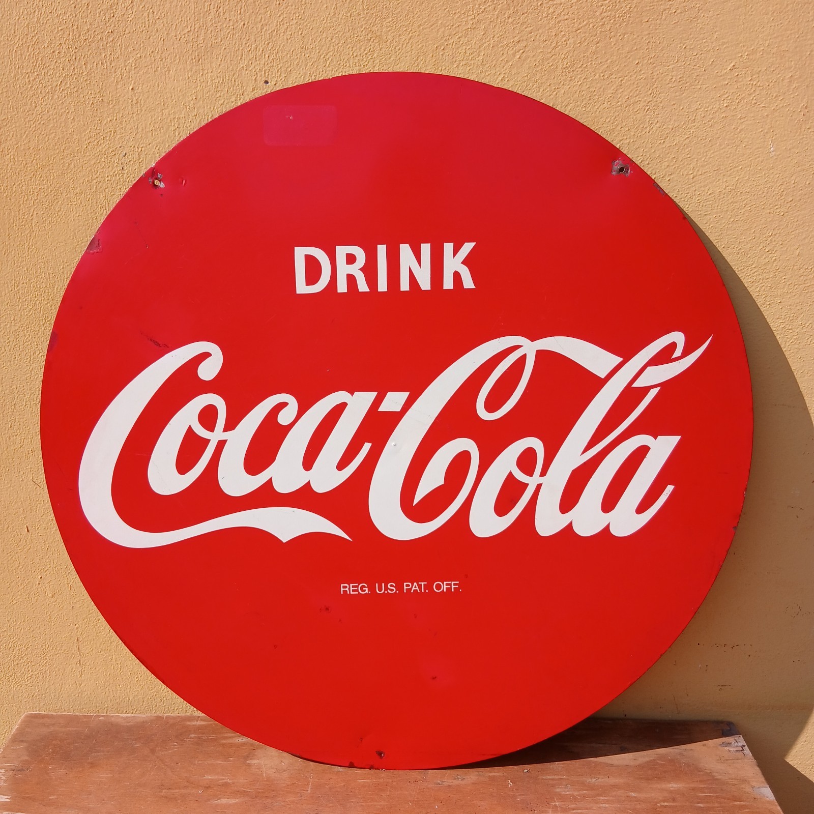 Coca Cola Drink Screen Printed Table Sign