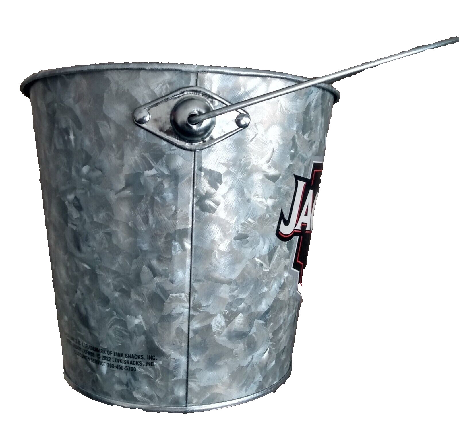 Jack Links Beef Jerky Metal Bucket Store Counter Display Mancave Beer Meat