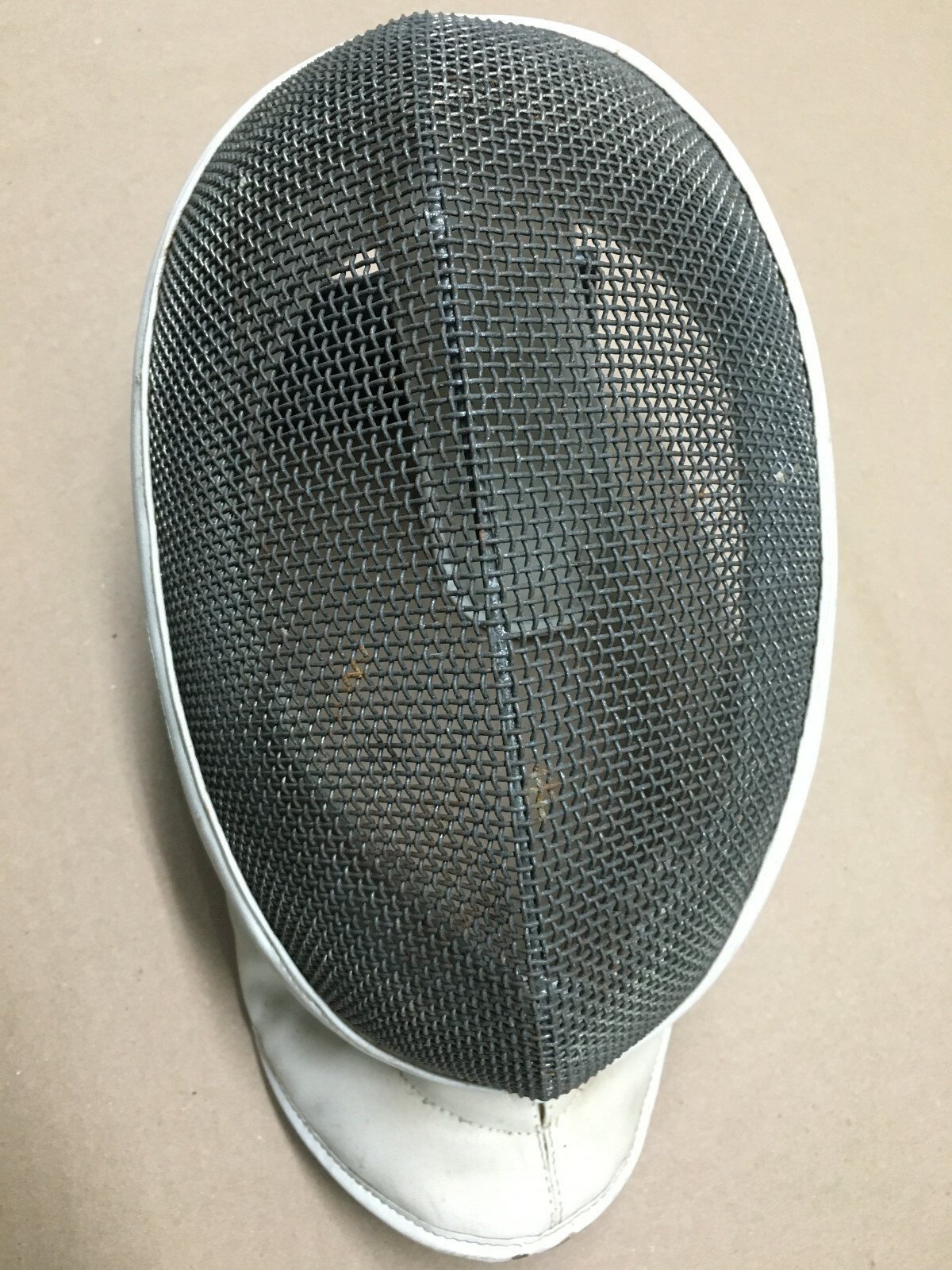 One of a Kind Fencing Mask FOR DISPLAY PROP ONLY Metal Mesh Adjustable Back