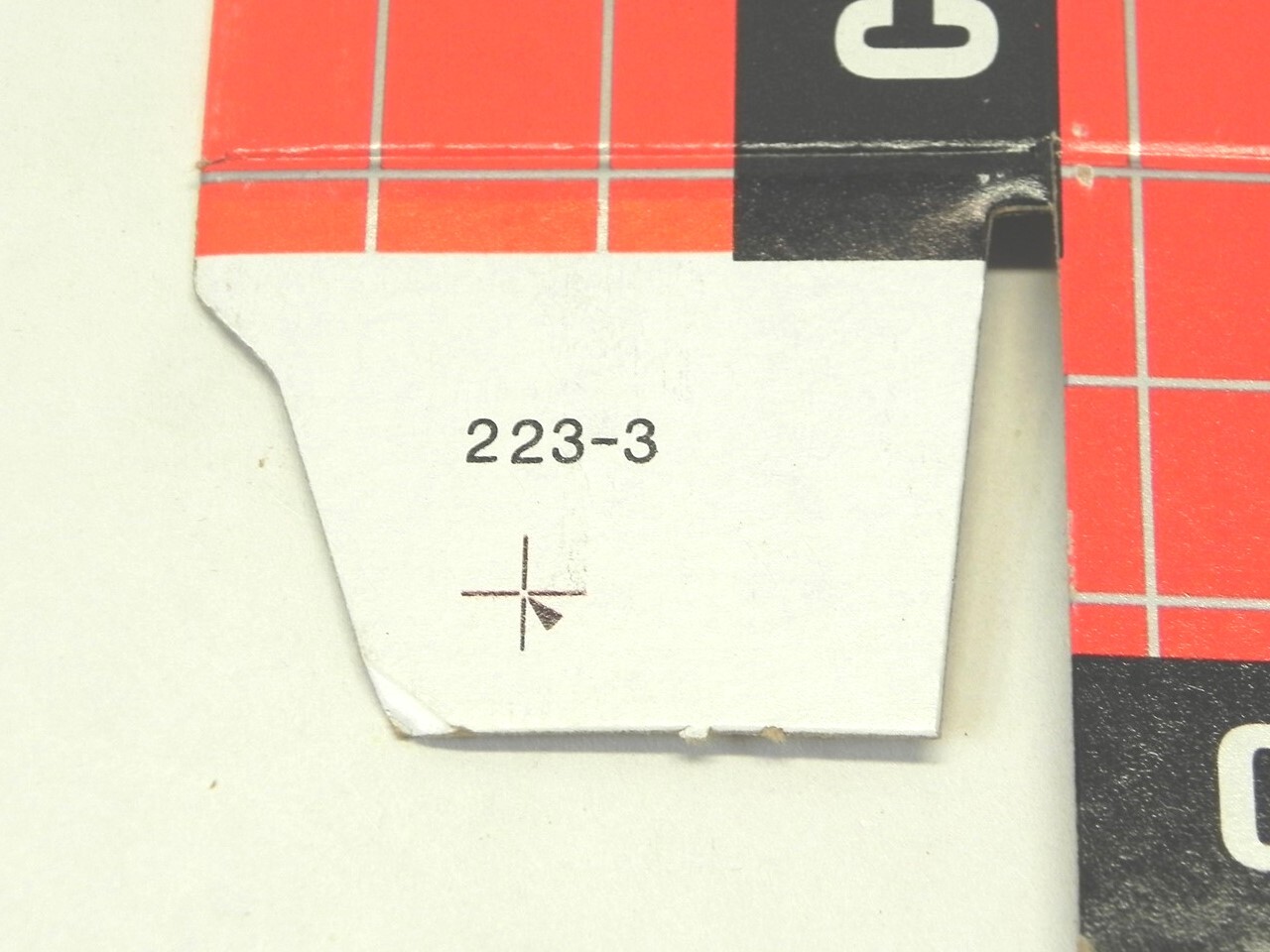 VINTAGE NIEHOFF CARBURETOR TUNE-UP KIT DISPLAY BOX *BOX ONLY* #223-3 NEW UNUSED