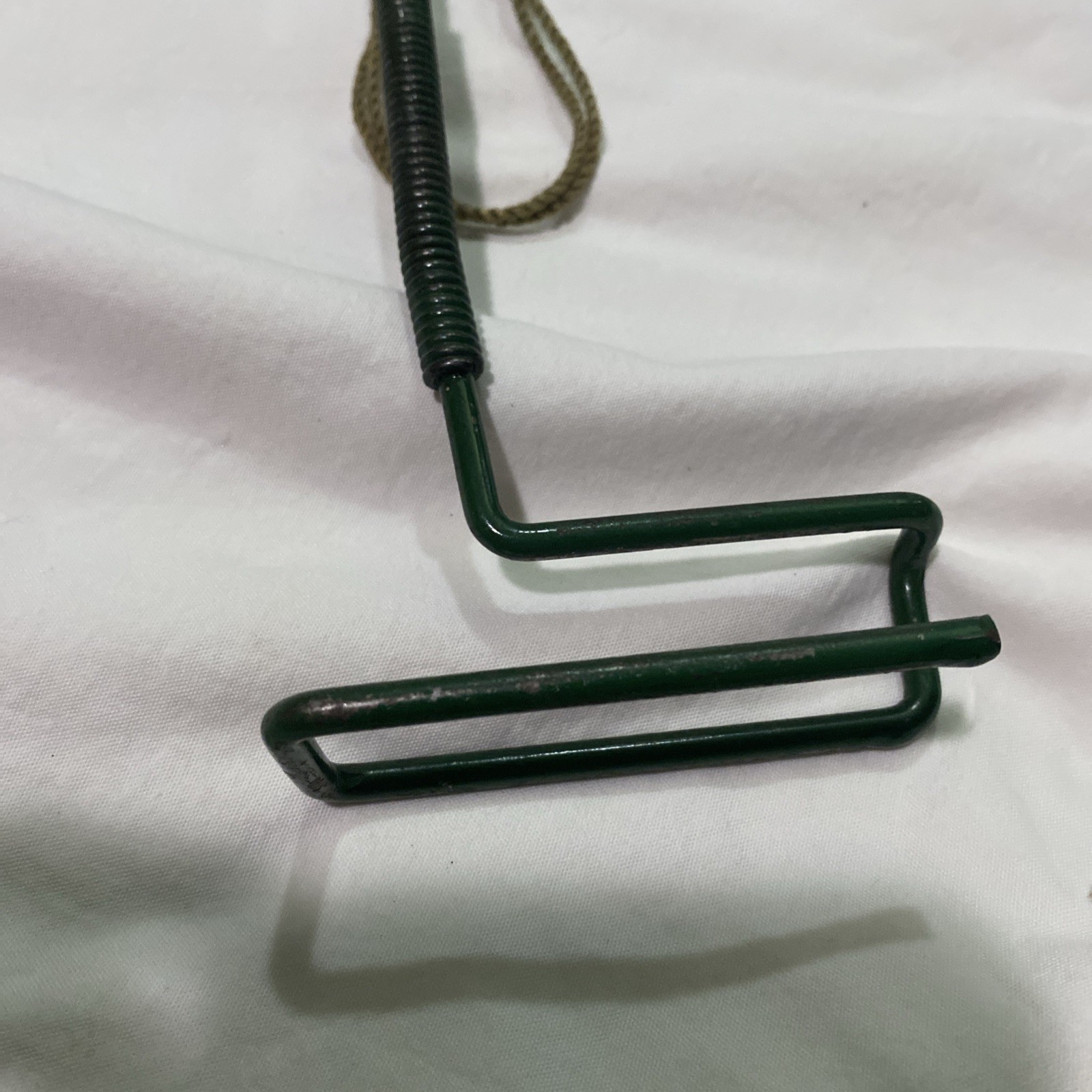 Vintage Hat or Wig Display Stand, Metal, Pullback String, Store Display 1920/30s