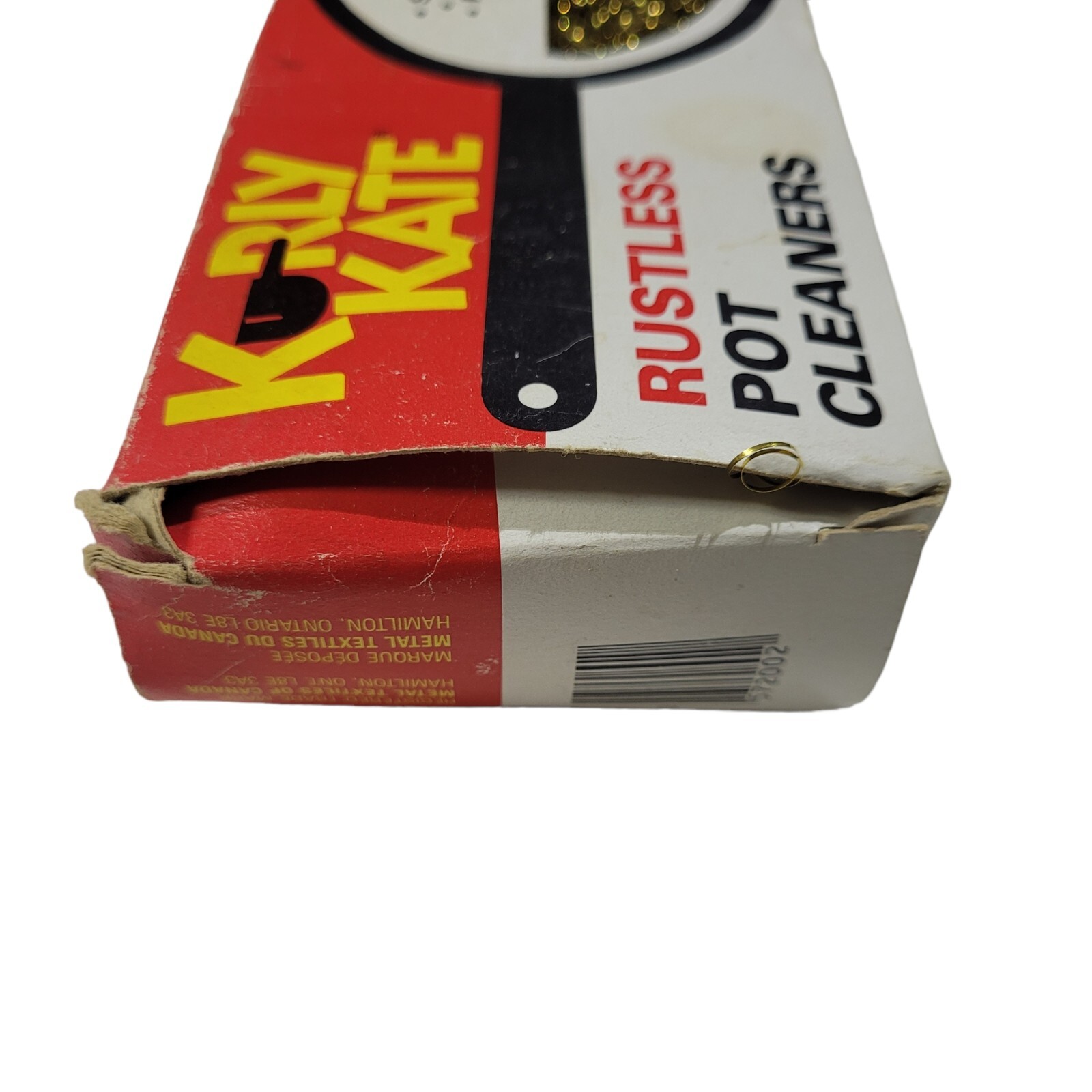Vintage 1960-70s KURLY KATE Stainless POT CLEANER Brocken box See pictures