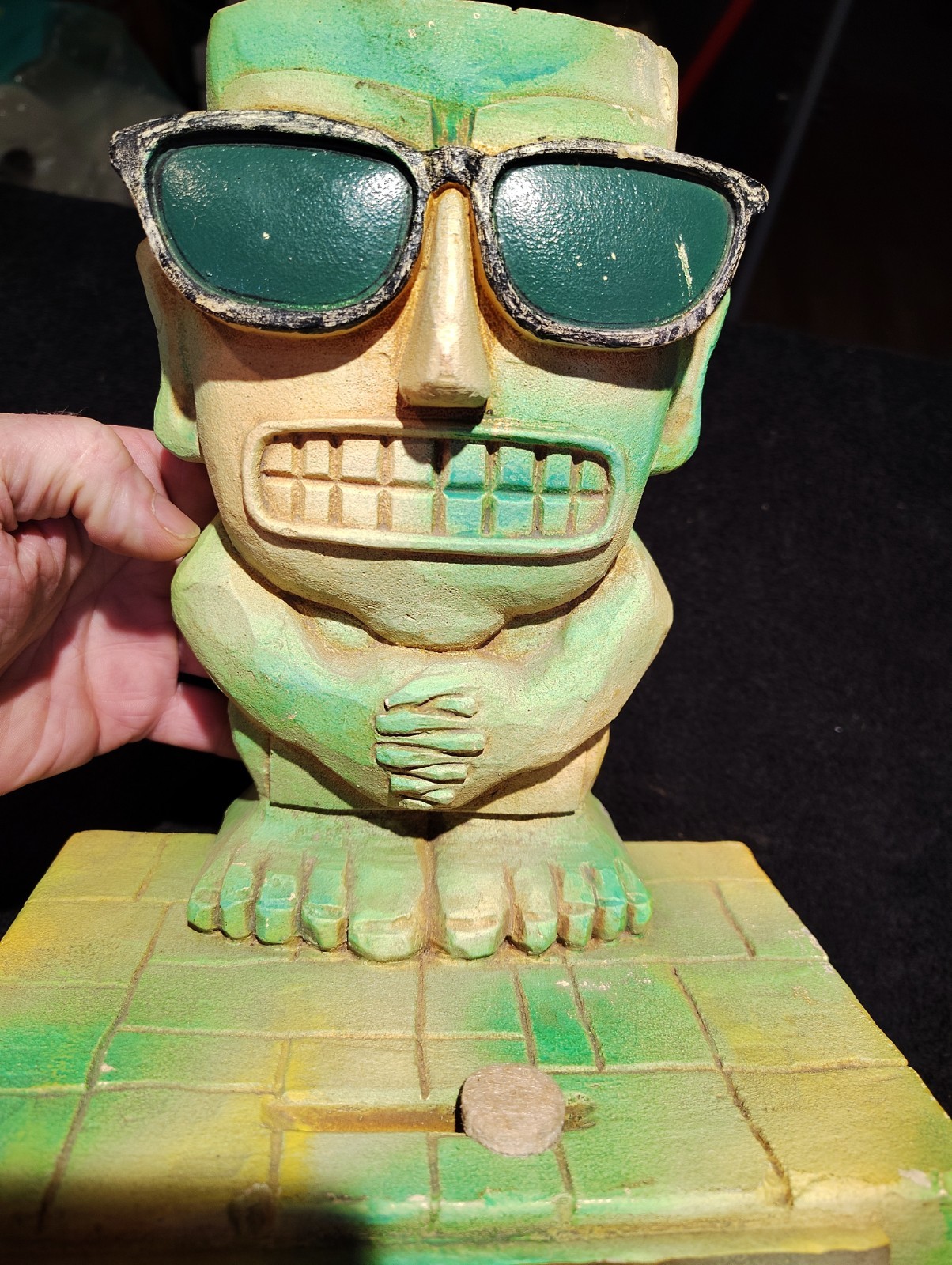Rare Tranitions SunLenses Tiki Advertising Store Display