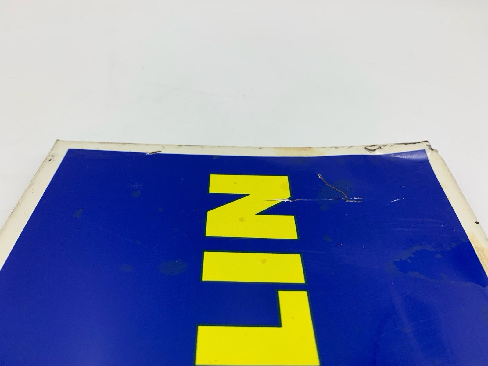 Michelin sign 60’s advertising plate tires 35×15.5×0.5 cm Chagnom
