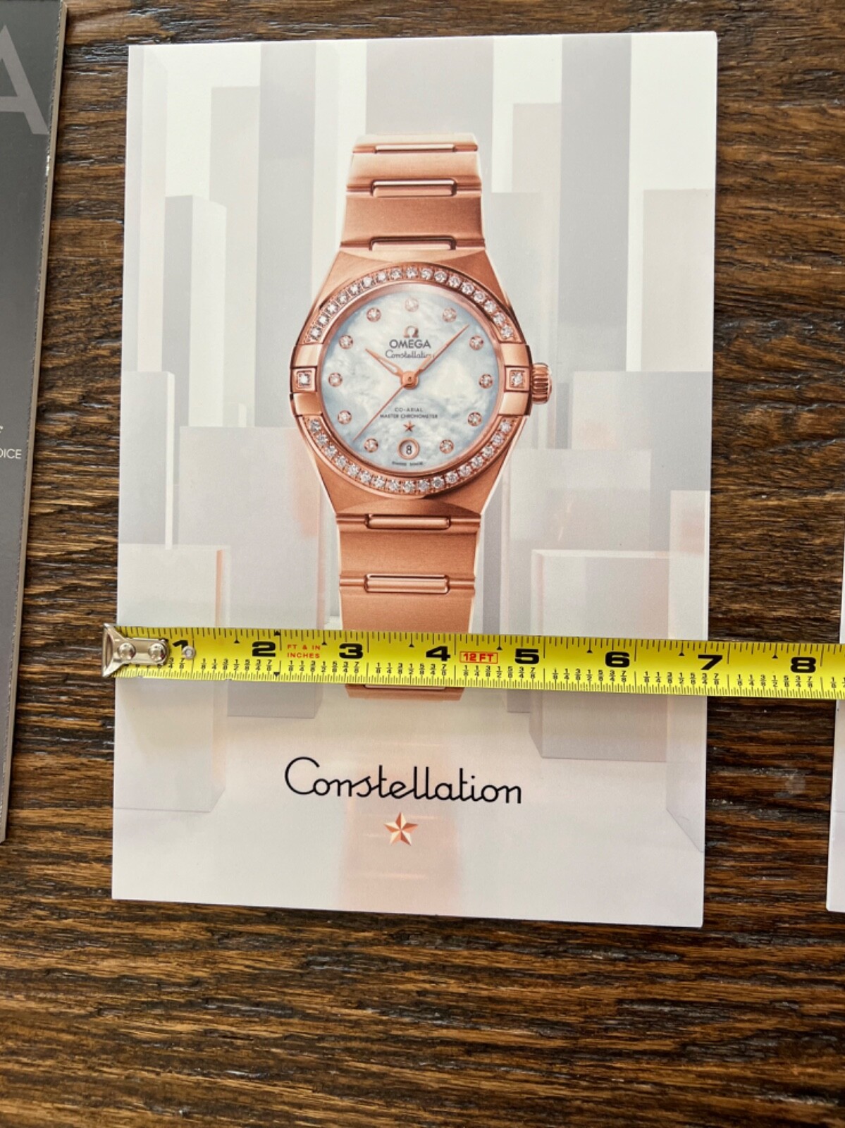 RARE OMEGA 4 Ladies Nicole Kidman Watch Dealer Store Counter Display Sign