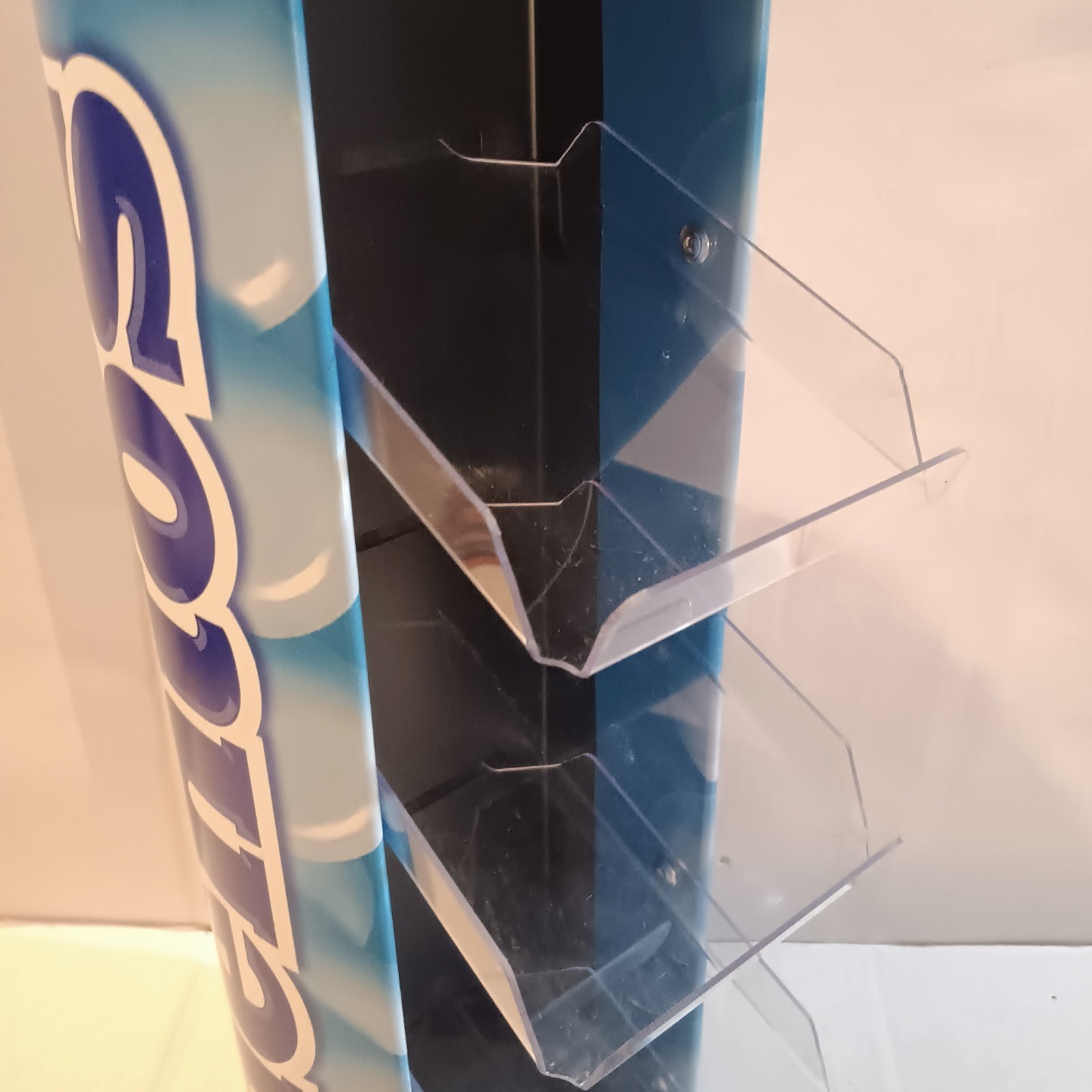 Mentos Store Countertop POS Display-4 Tiered Acrylic Shelves-Advertising-Candy