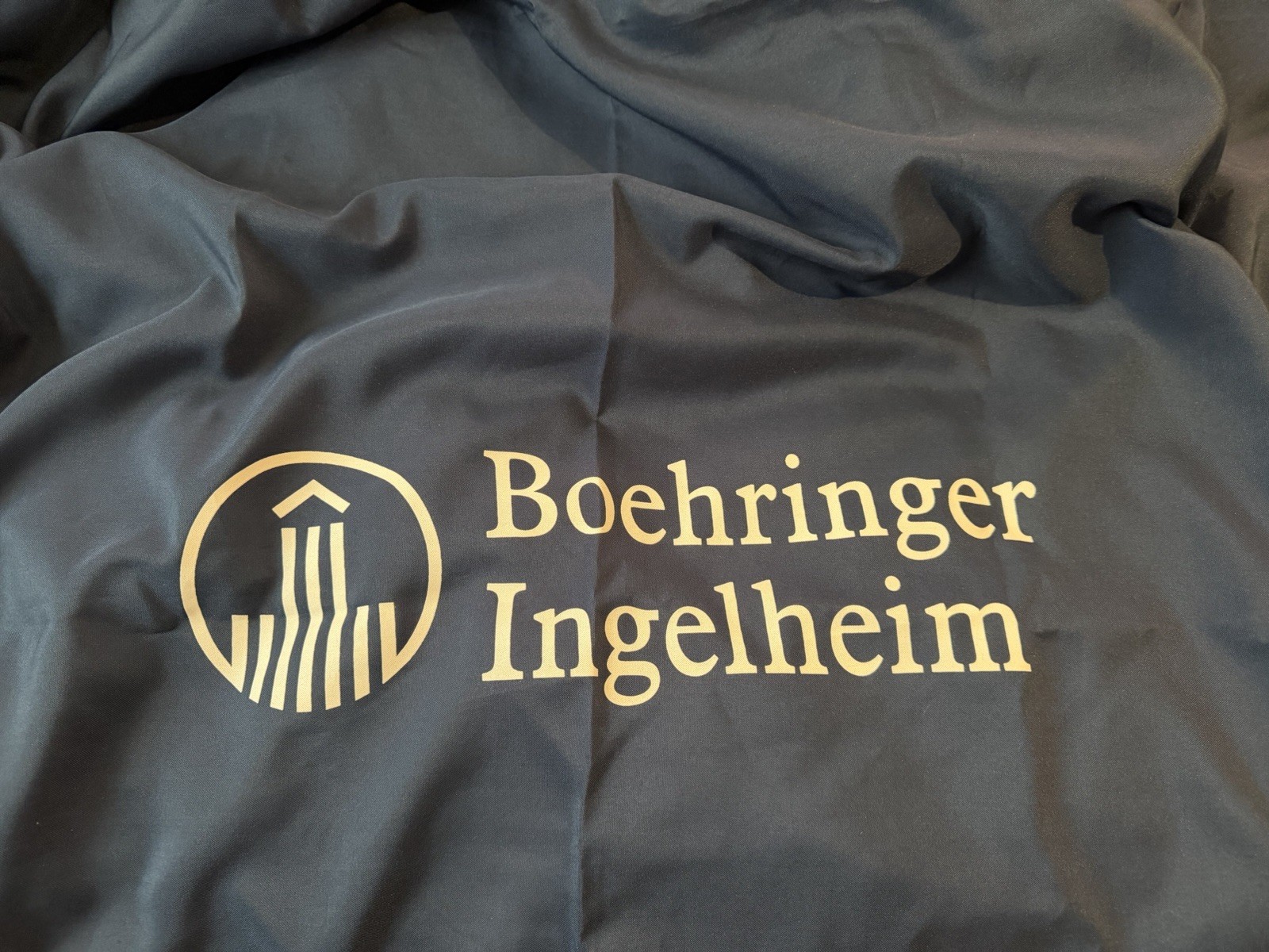 Boehringer Ingelheim Logo Fabric Trade Show Banner Table Cover 8’ x 6’ UEC