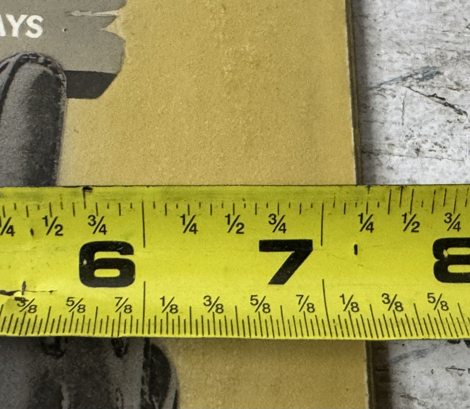VTG Daniel Hays Gloves Sign Point Of Sale Department Store Display Advertising