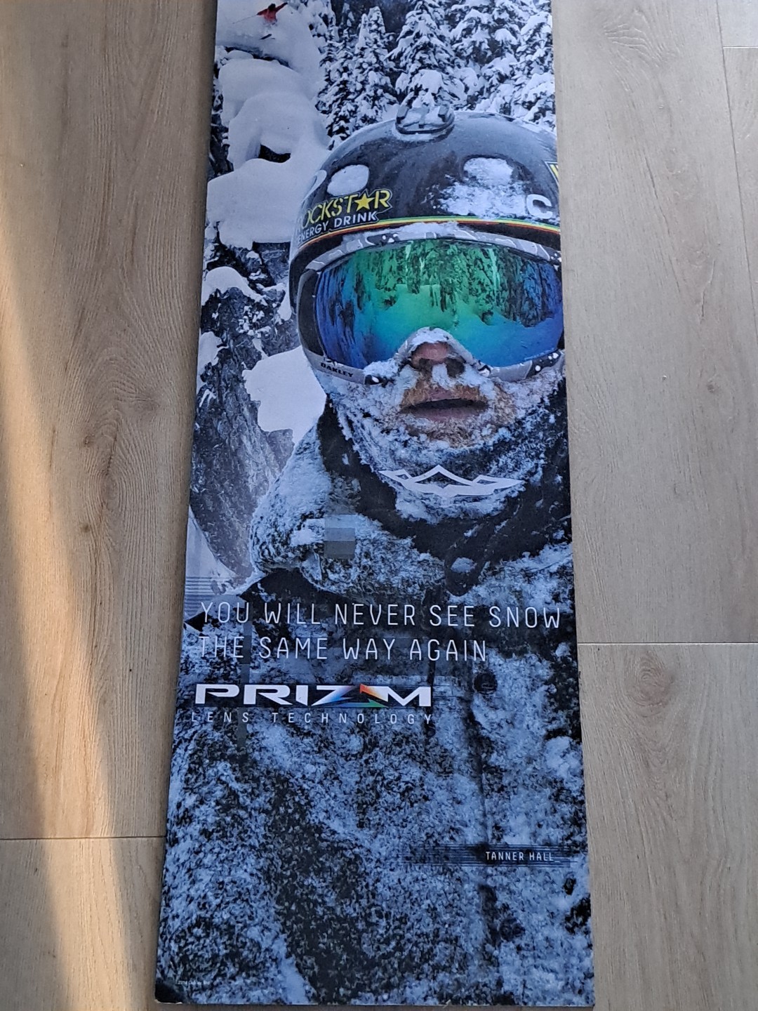Oakley Prizm Lens Technology Store Magnet Display Poster Tanner Hall Snow