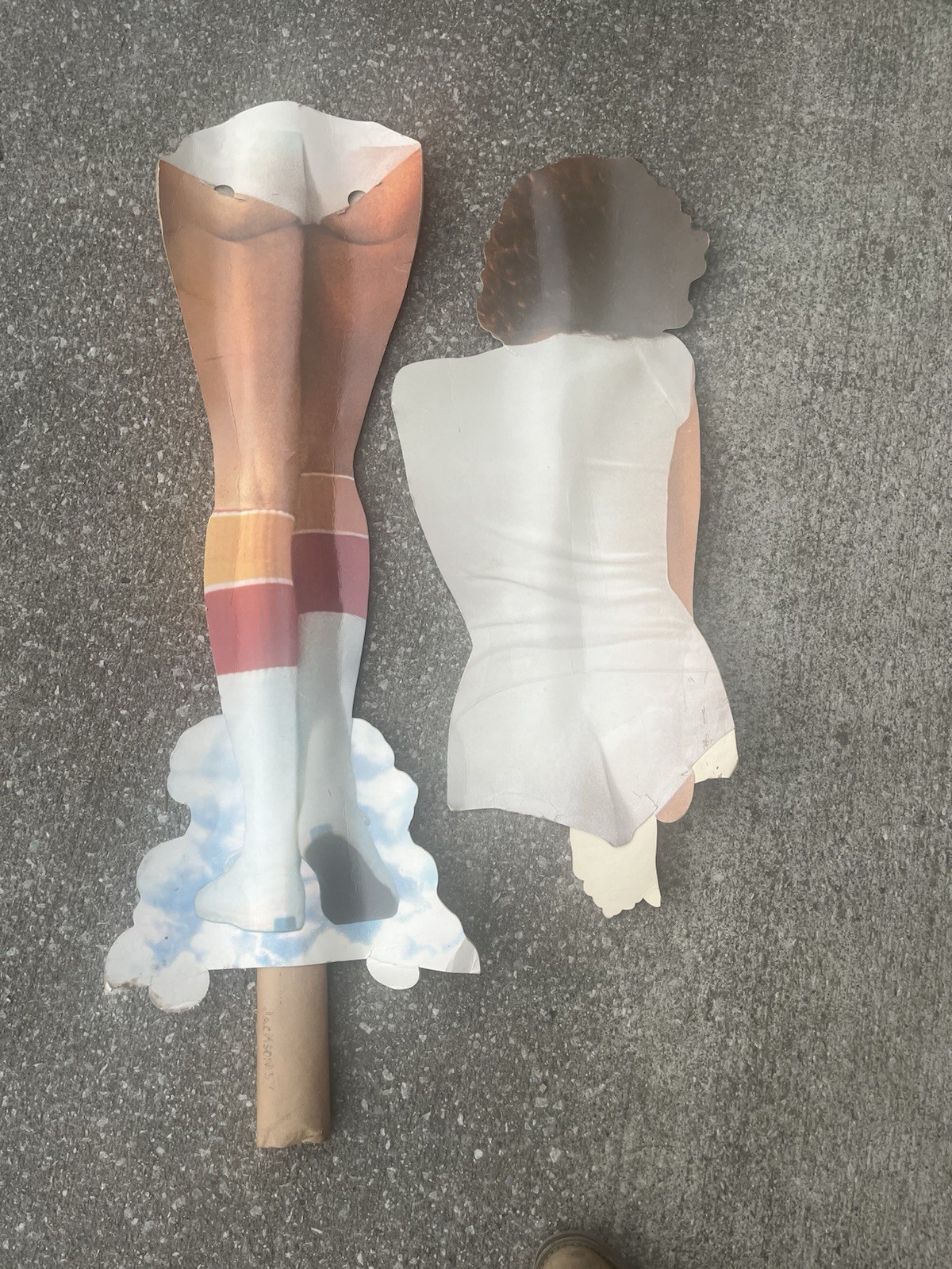 Vtg 70’s Barbara Streisand Cardboard Standee Superman Store Promo 67”