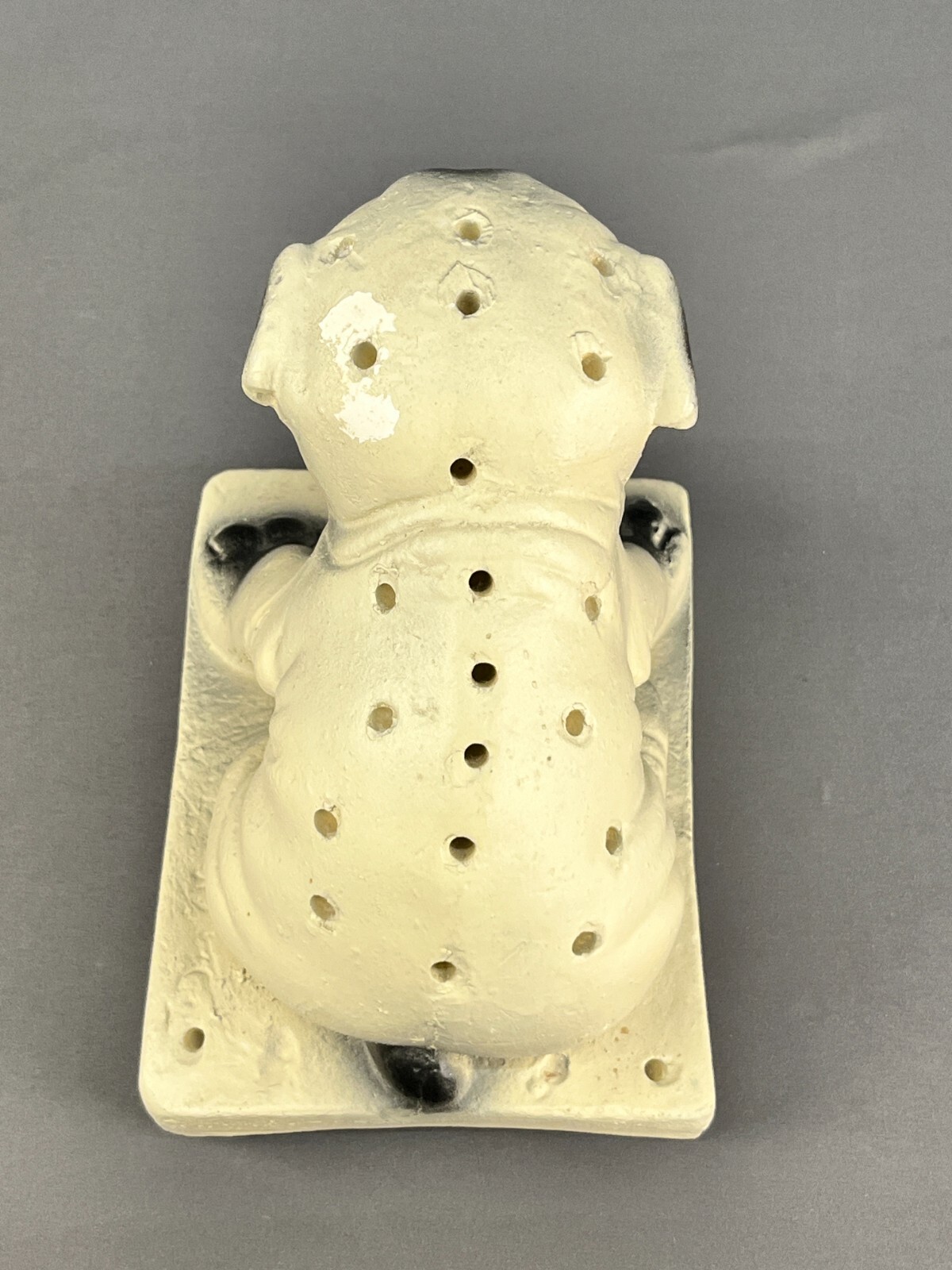 Vintage Morses Pure Pops Bulldog Chalkware 7″ Candy Store Countertop Display (B)