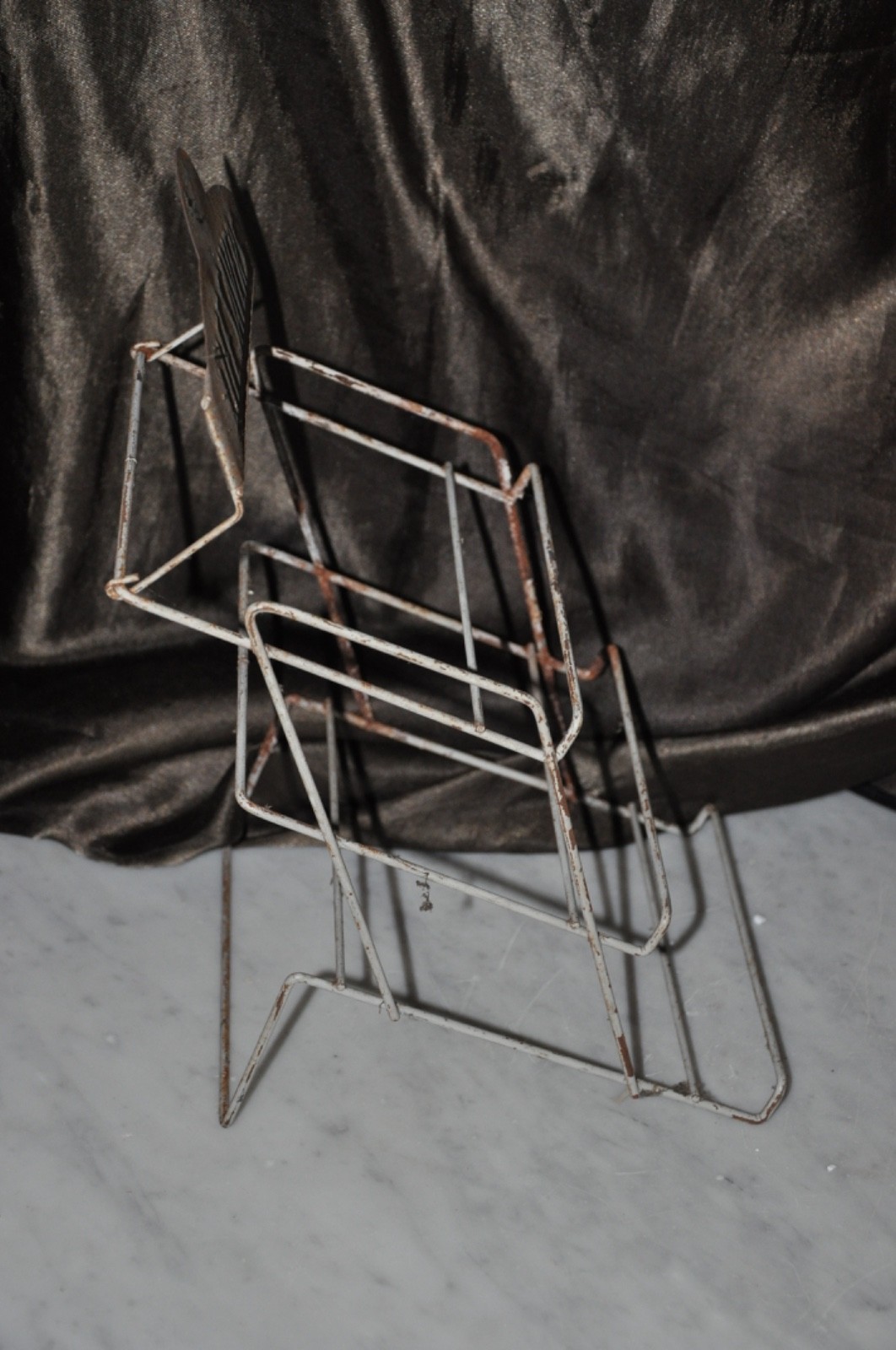 Vintage Still 5 Cents Life Savers Candy Counter Top Display Wire Rack
