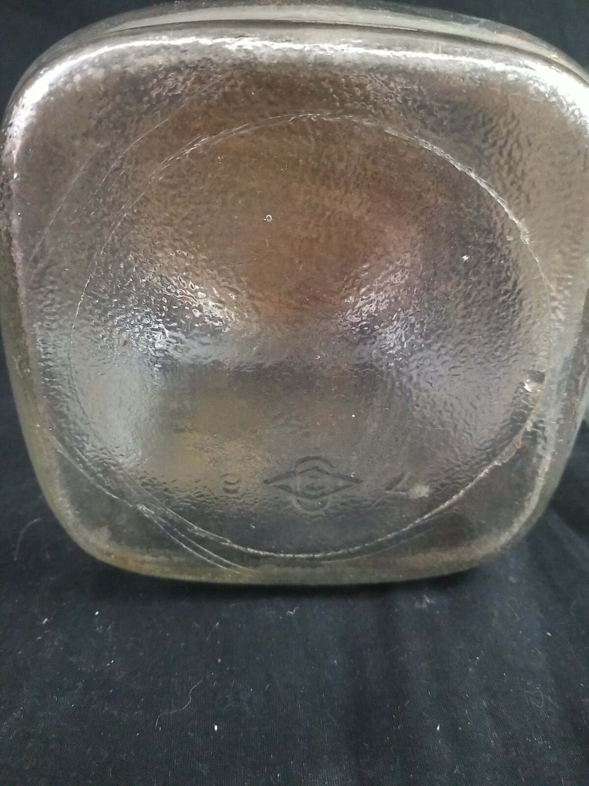 Lot Of 2 Antique Hoosier Libby LG Glass Jars With Lid