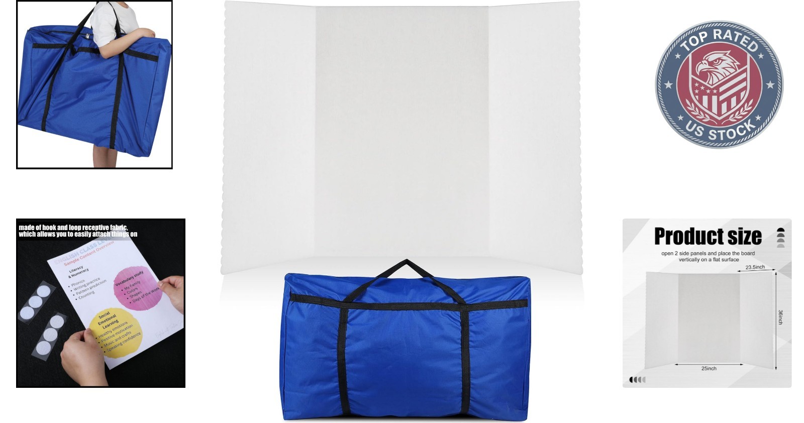 Elegant 72×36 Trifold Poster Board with Storage Bag – Perfect for Presentations